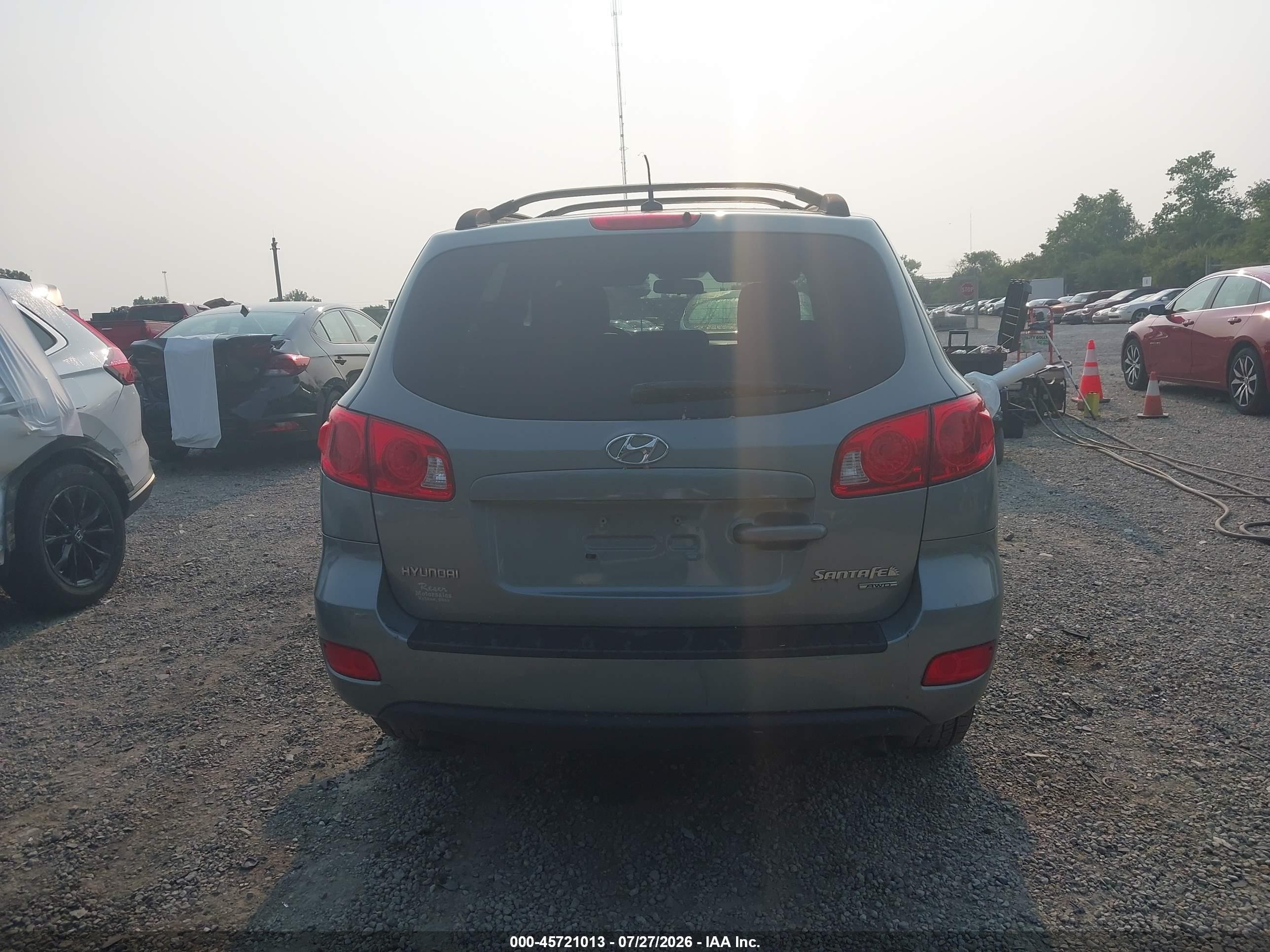 2009 Hyundai Santa Fe Gls Blue vin: 5NMSG73DX9H299487