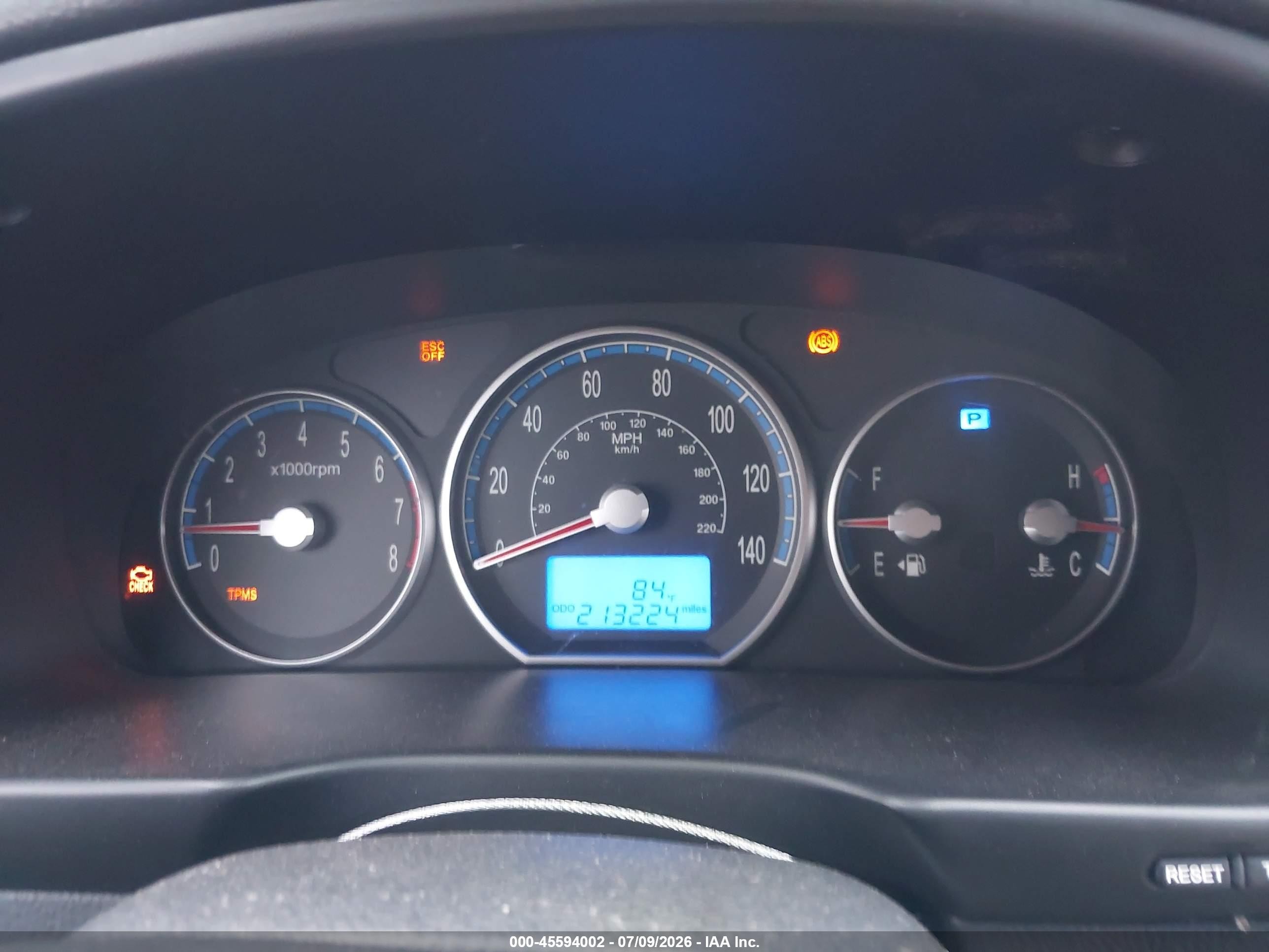 2009 Hyundai Santa Fe Gls Black vin: 5NMSG73DX9H325313