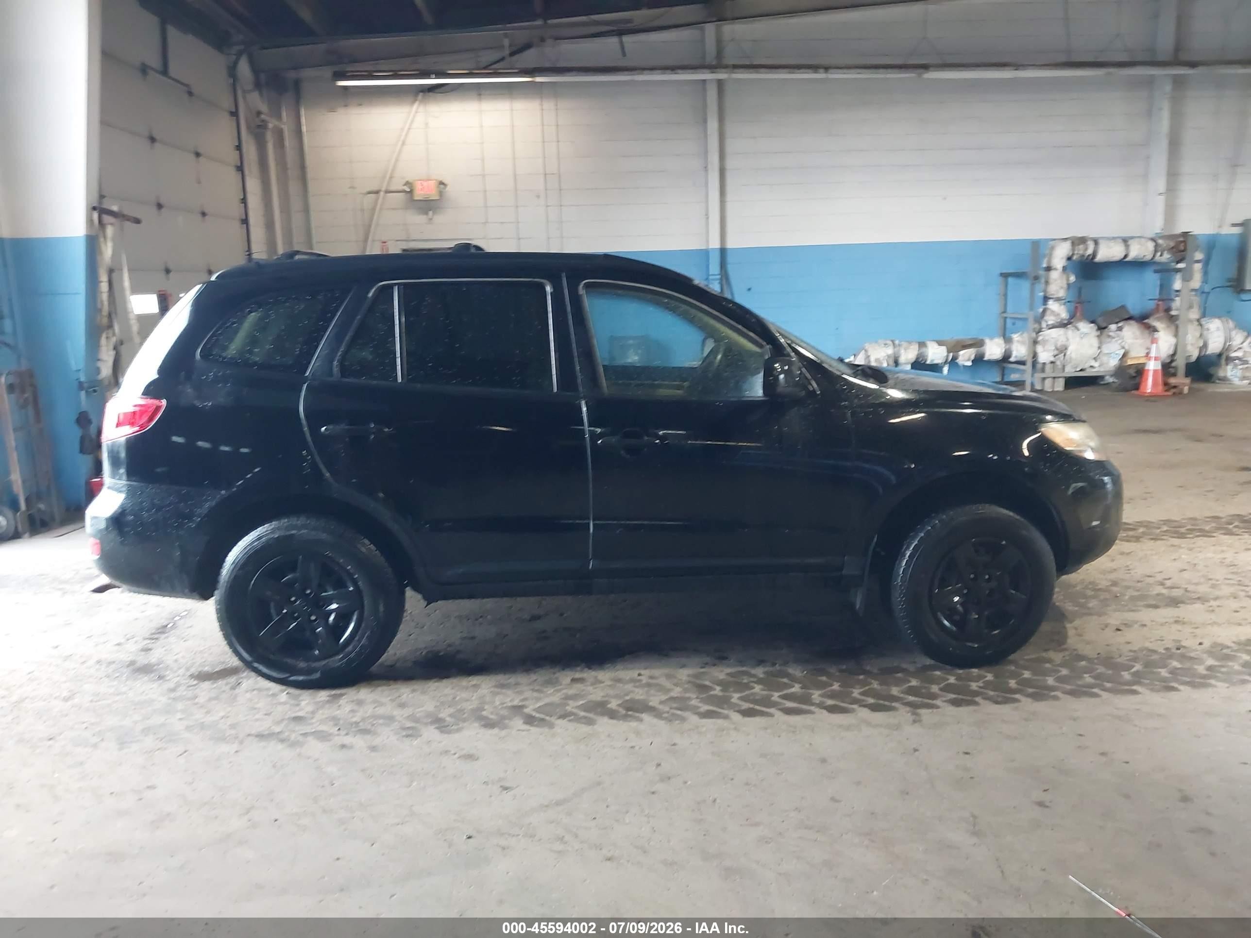 2009 Hyundai Santa Fe Gls Black vin: 5NMSG73DX9H325313