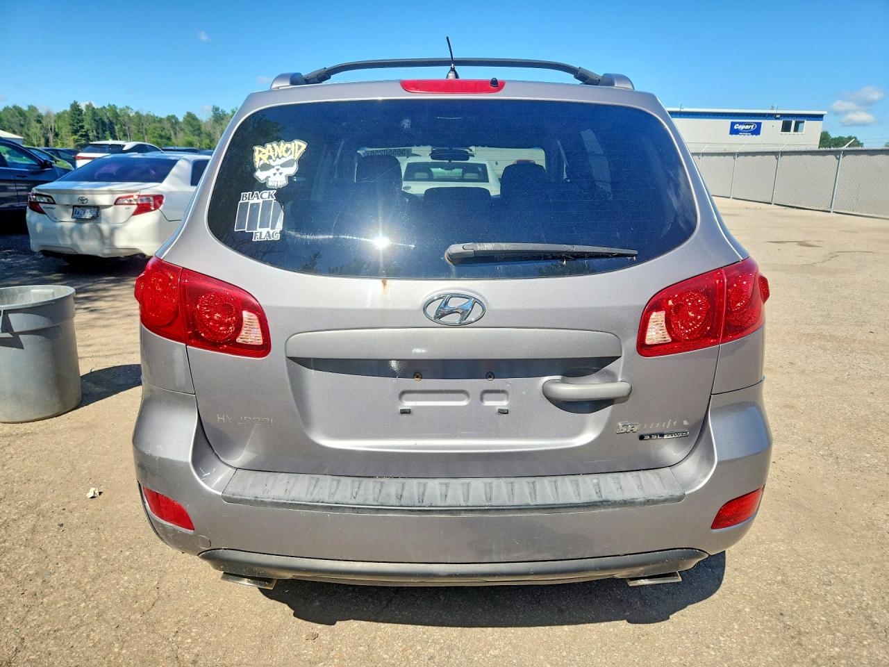 2007 Hyundai Santa Fe Gl Silver vin: 5NMSG73E37H056920