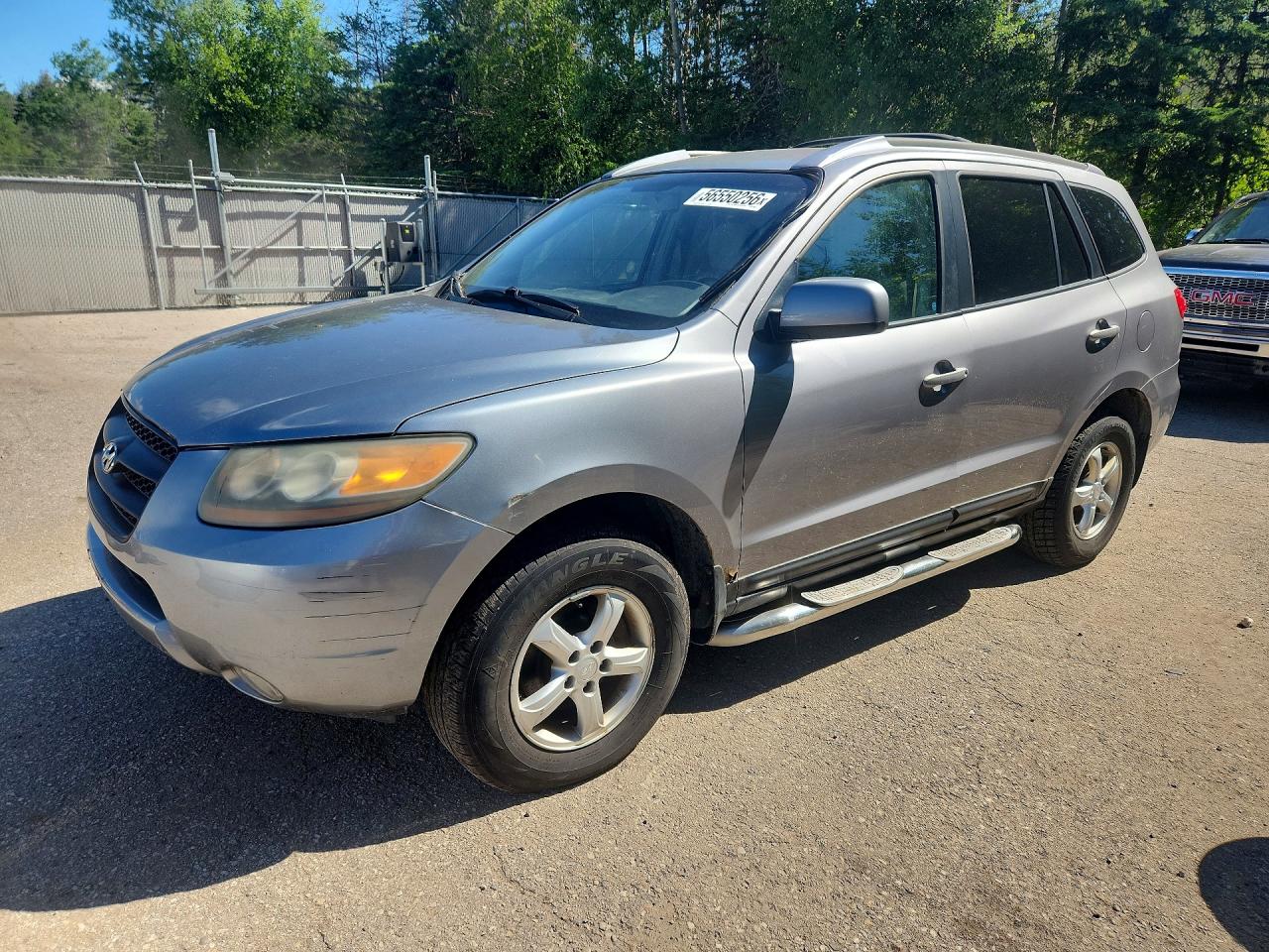 2007 Hyundai Santa Fe Gl Серебряный vin: 5NMSG73E37H056920