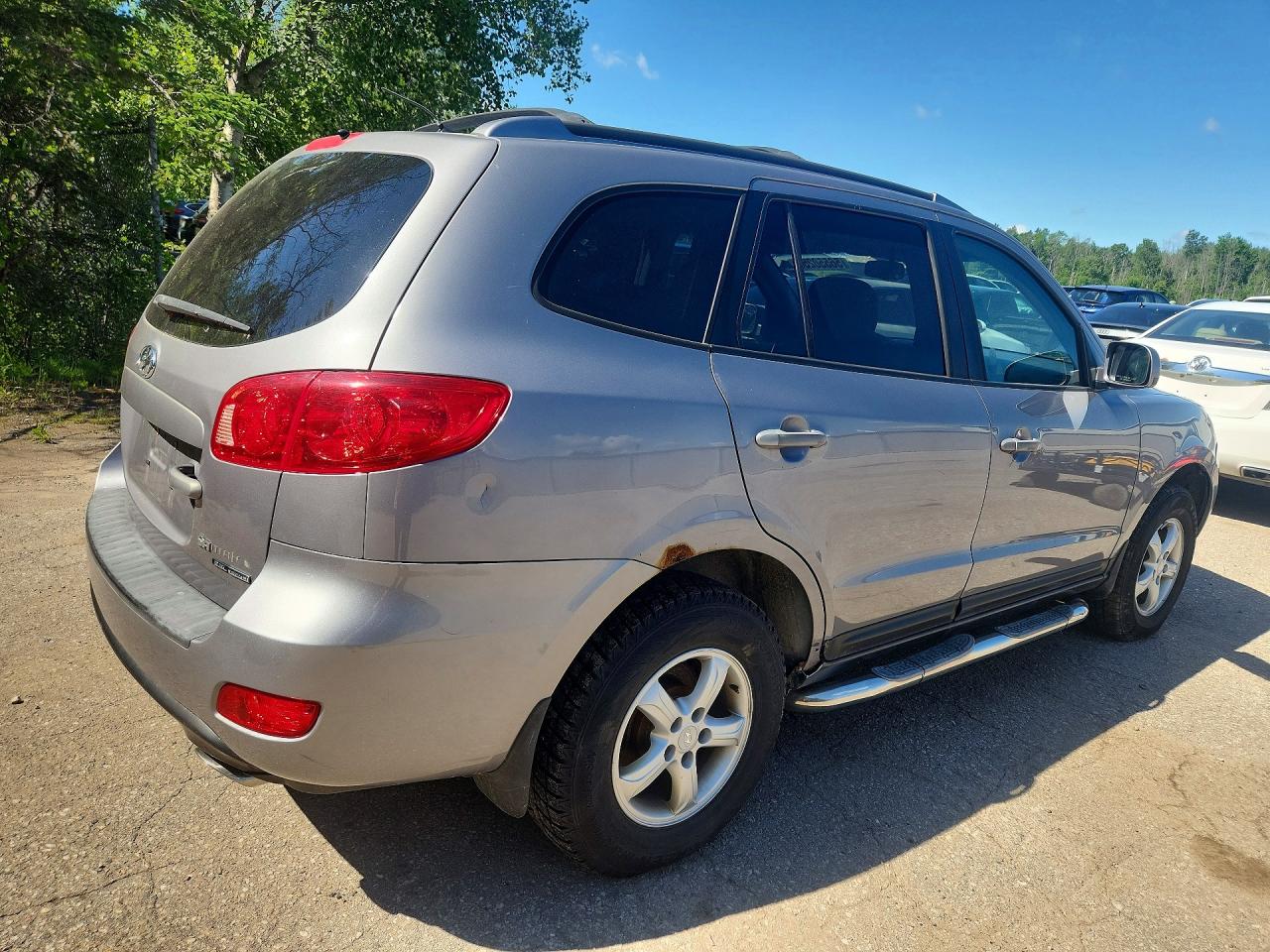 2007 Hyundai Santa Fe Gl Silver vin: 5NMSG73E37H056920