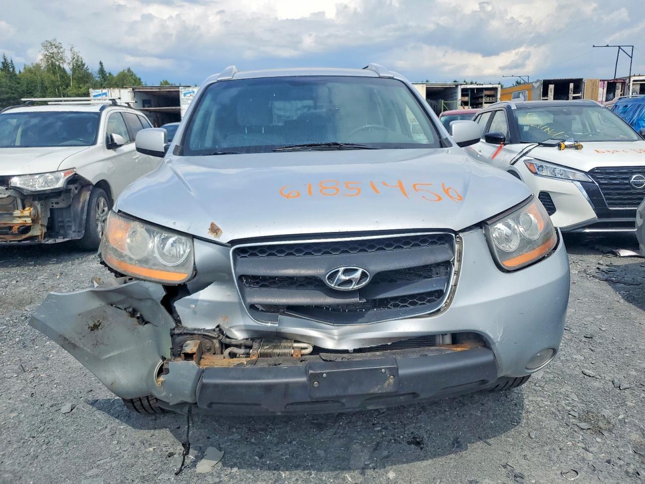 2009 Hyundai Santa Fe Gl Silver vin: 5NMSG73E39H314372