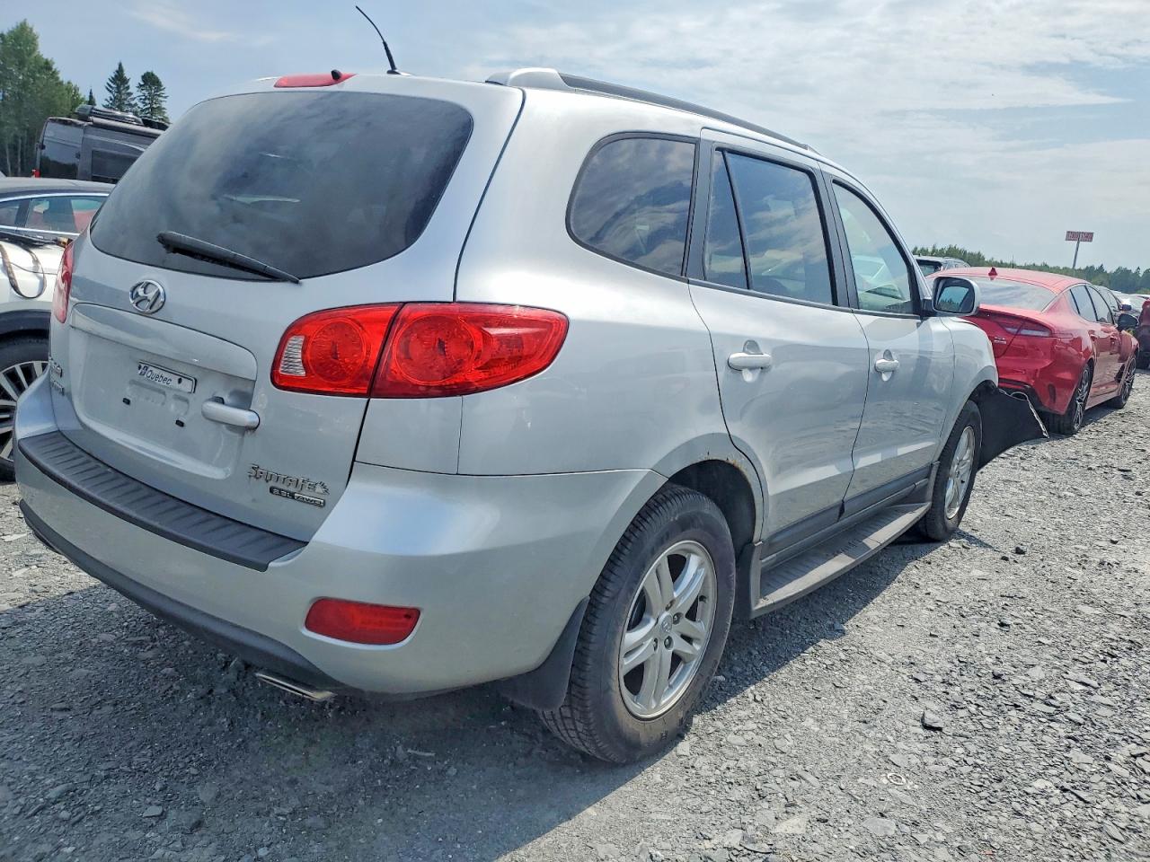 2009 Hyundai Santa Fe Gl Silver vin: 5NMSG73E39H314372