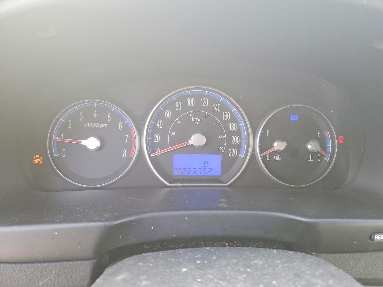 2008 Hyundai Santa Fe Gl Blue vin: 5NMSG73E58H204602
