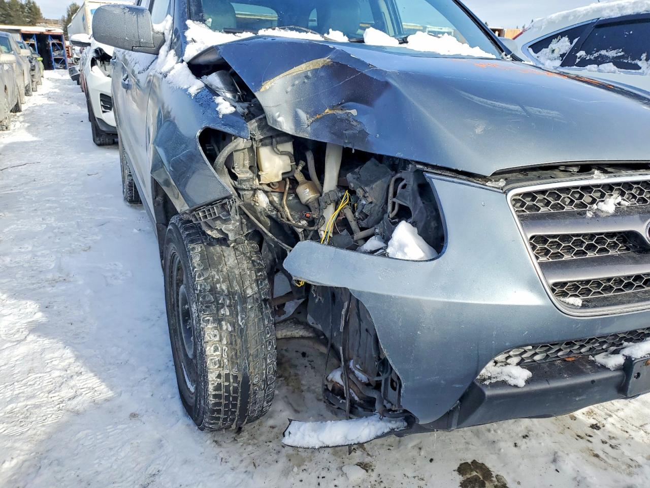 2008 Hyundai Santa Fe Gl Blue vin: 5NMSG73E58H204602
