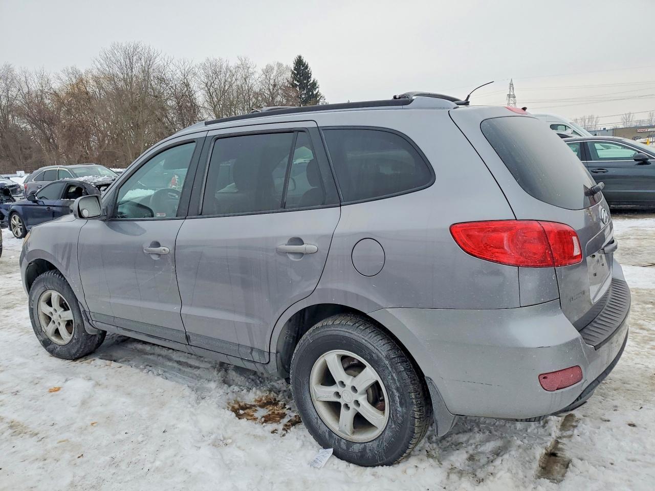 2008 Hyundai Santa Fe Gl Gray vin: 5NMSG73E78H223443
