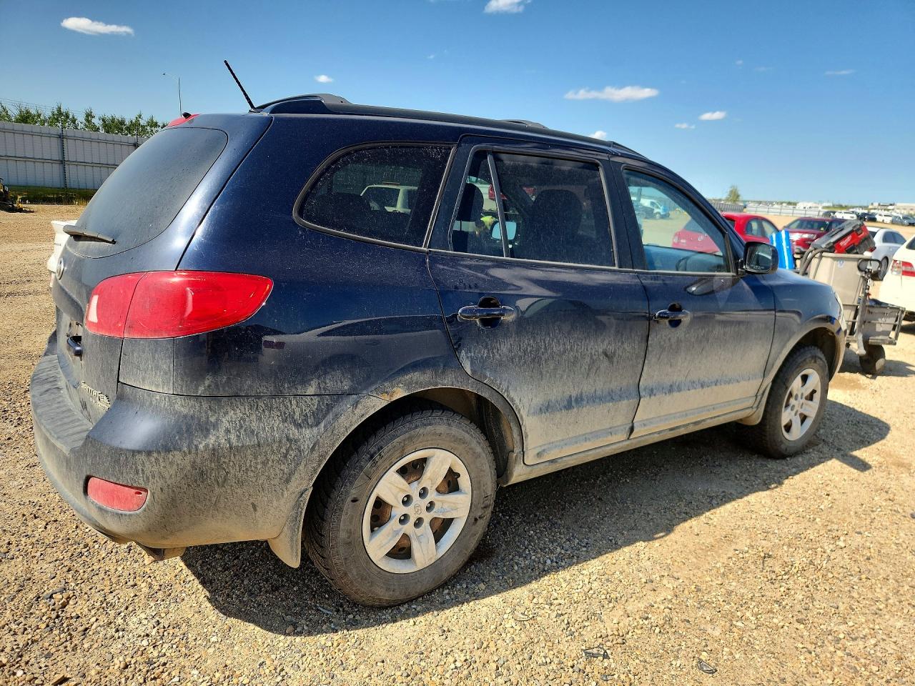 2009 Hyundai Santa Fe Gl Blue vin: 5NMSG73EX9H302879