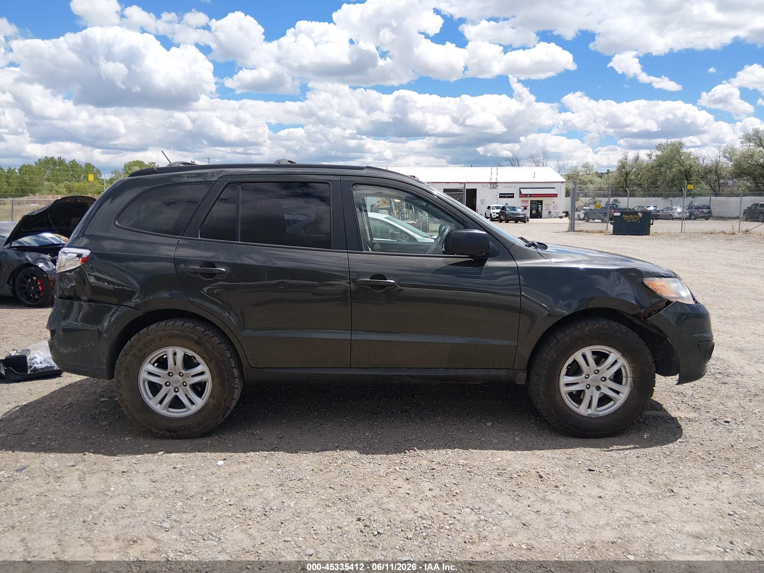 2010 Hyundai Santa Fe Gls Серый vin: 5NMSGDAB0AH351861