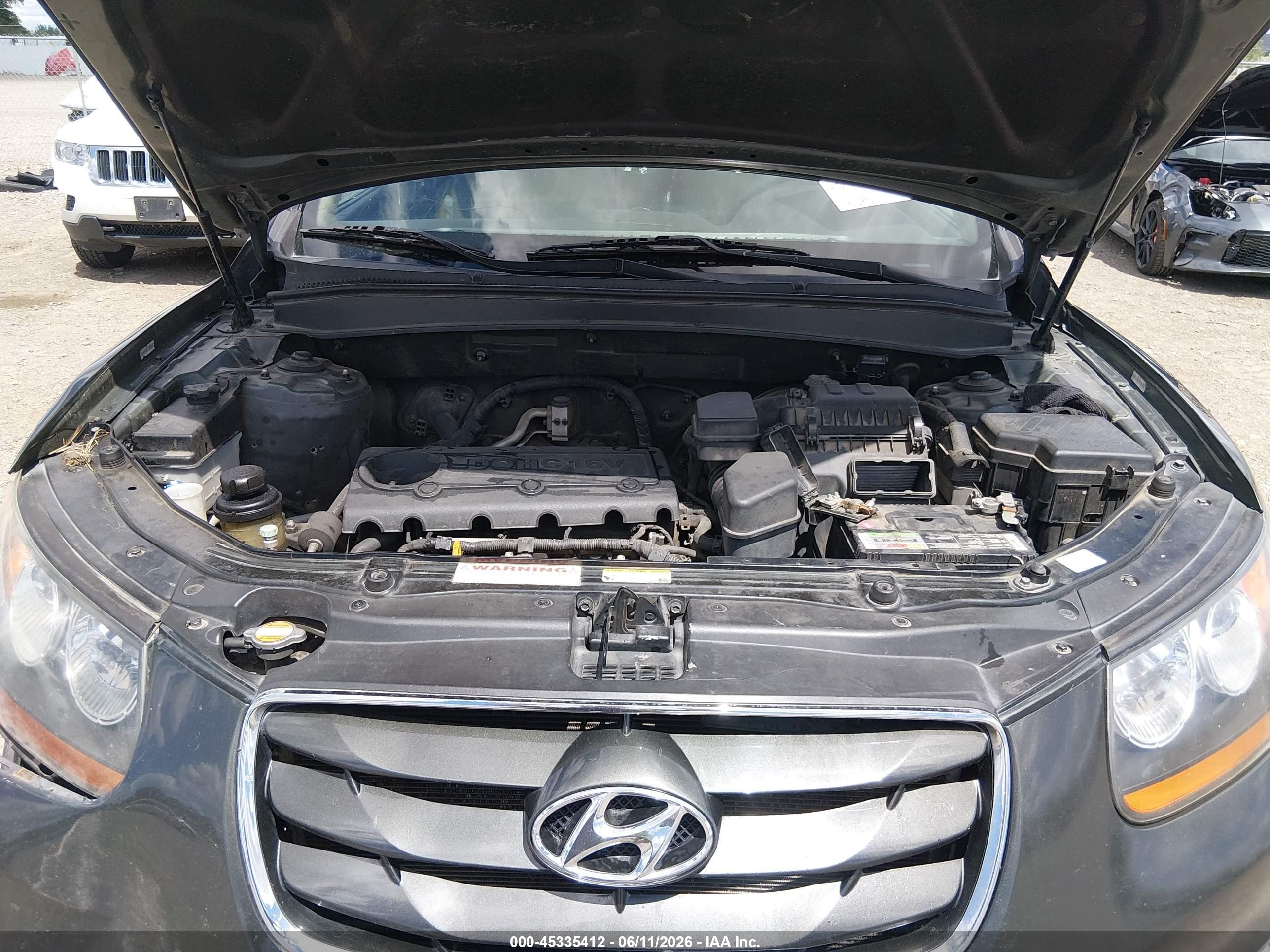 2010 Hyundai Santa Fe Gls Серый vin: 5NMSGDAB0AH351861