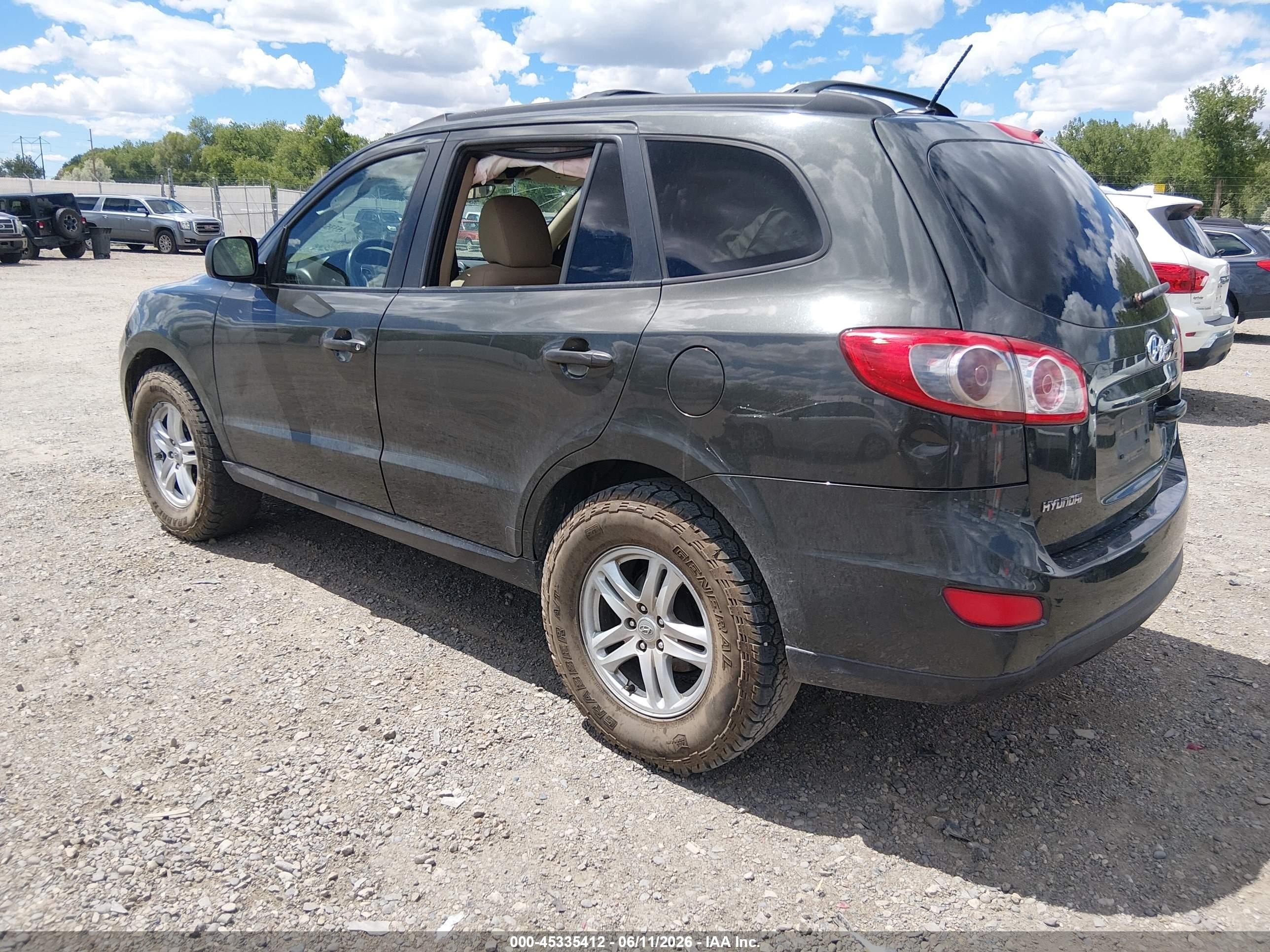 2010 Hyundai Santa Fe Gls Серый vin: 5NMSGDAB0AH351861