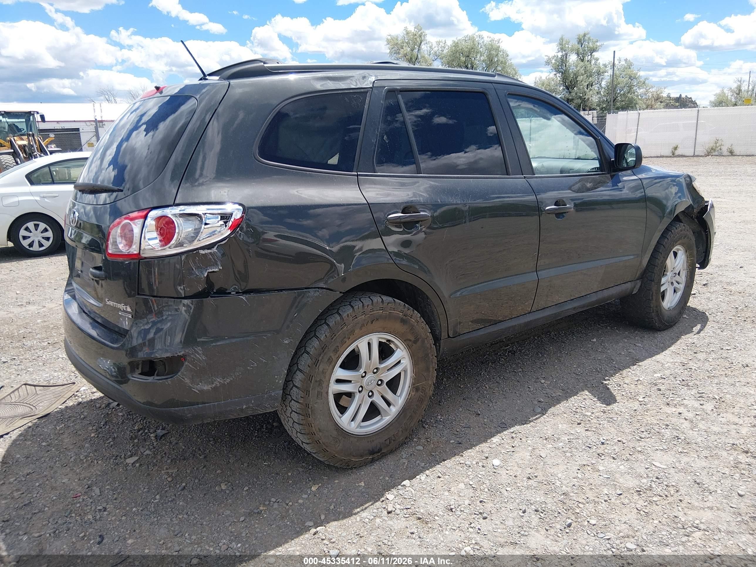 2010 Hyundai Santa Fe Gls Серый vin: 5NMSGDAB0AH351861