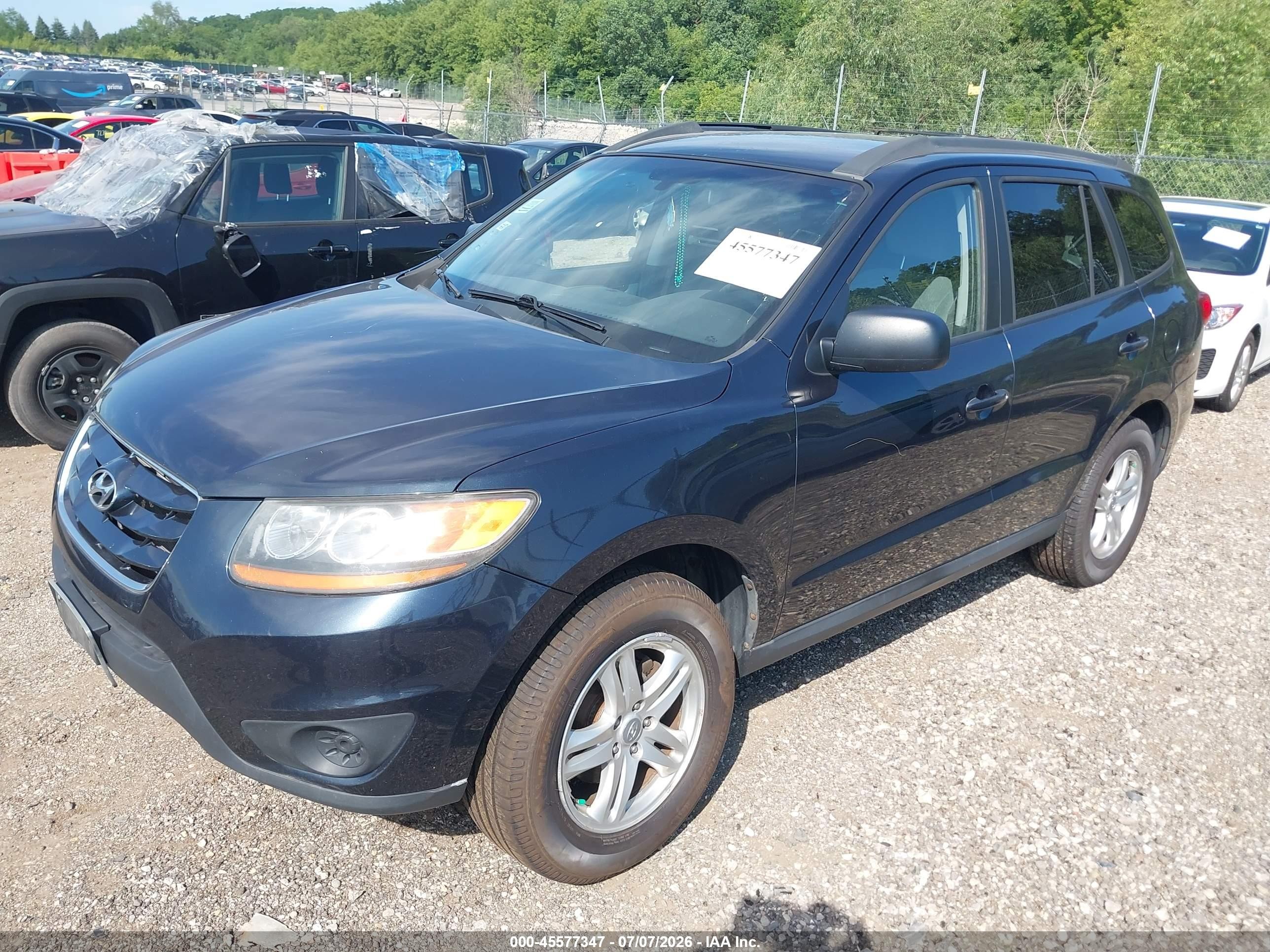 2010 Hyundai Santa Fe Gls Dark Blue vin: 5NMSGDAB0AH367798