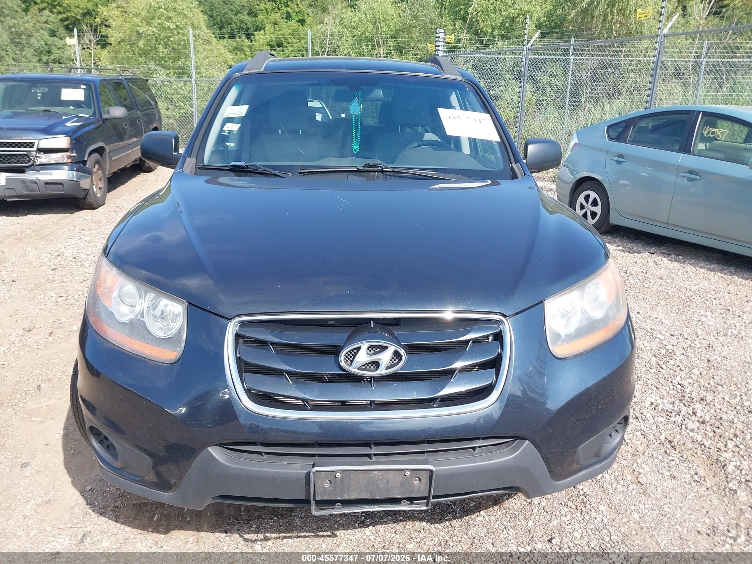 2010 Hyundai Santa Fe Gls Dark Blue vin: 5NMSGDAB0AH367798