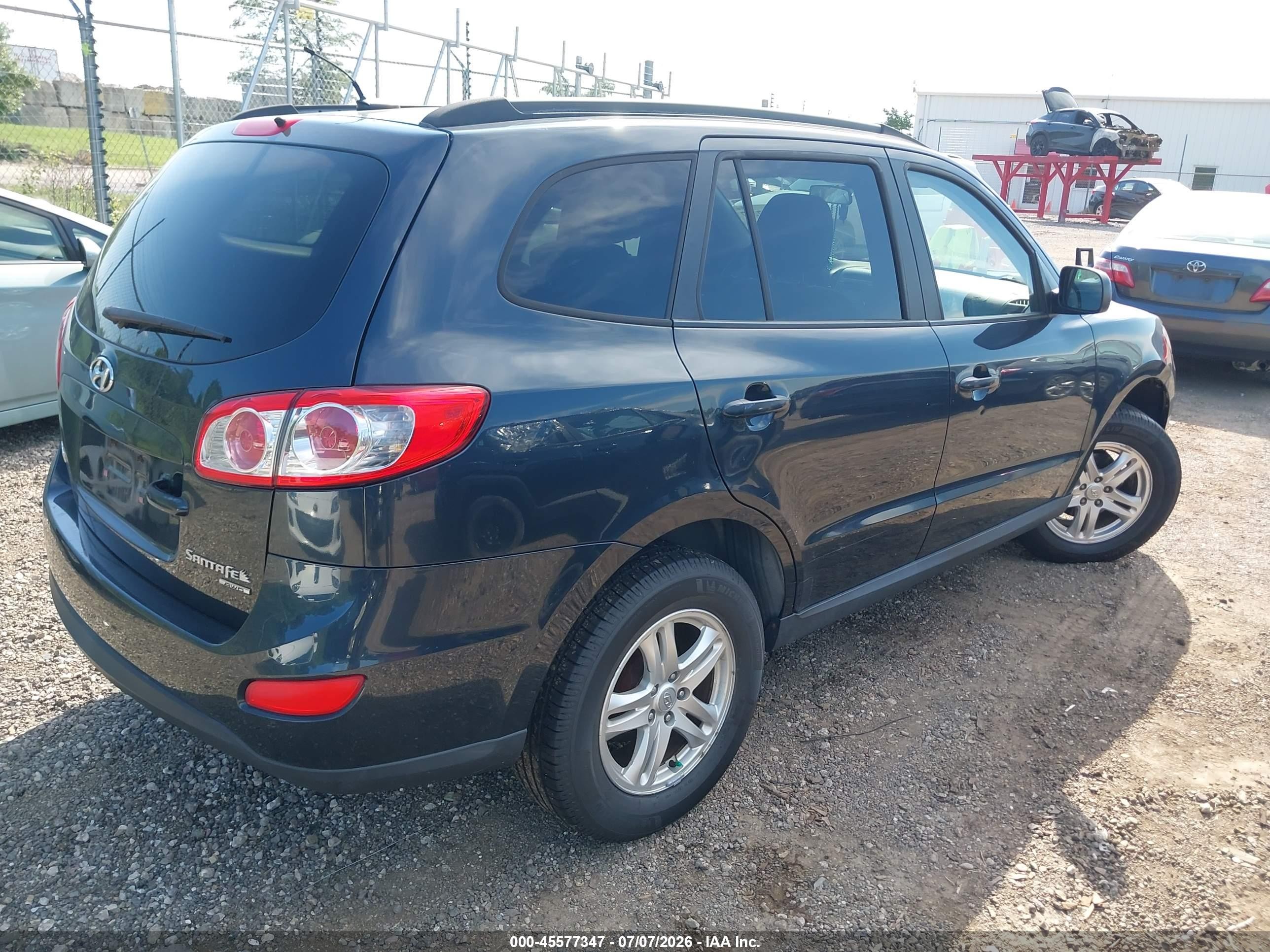 2010 Hyundai Santa Fe Gls Dark Blue vin: 5NMSGDAB0AH367798