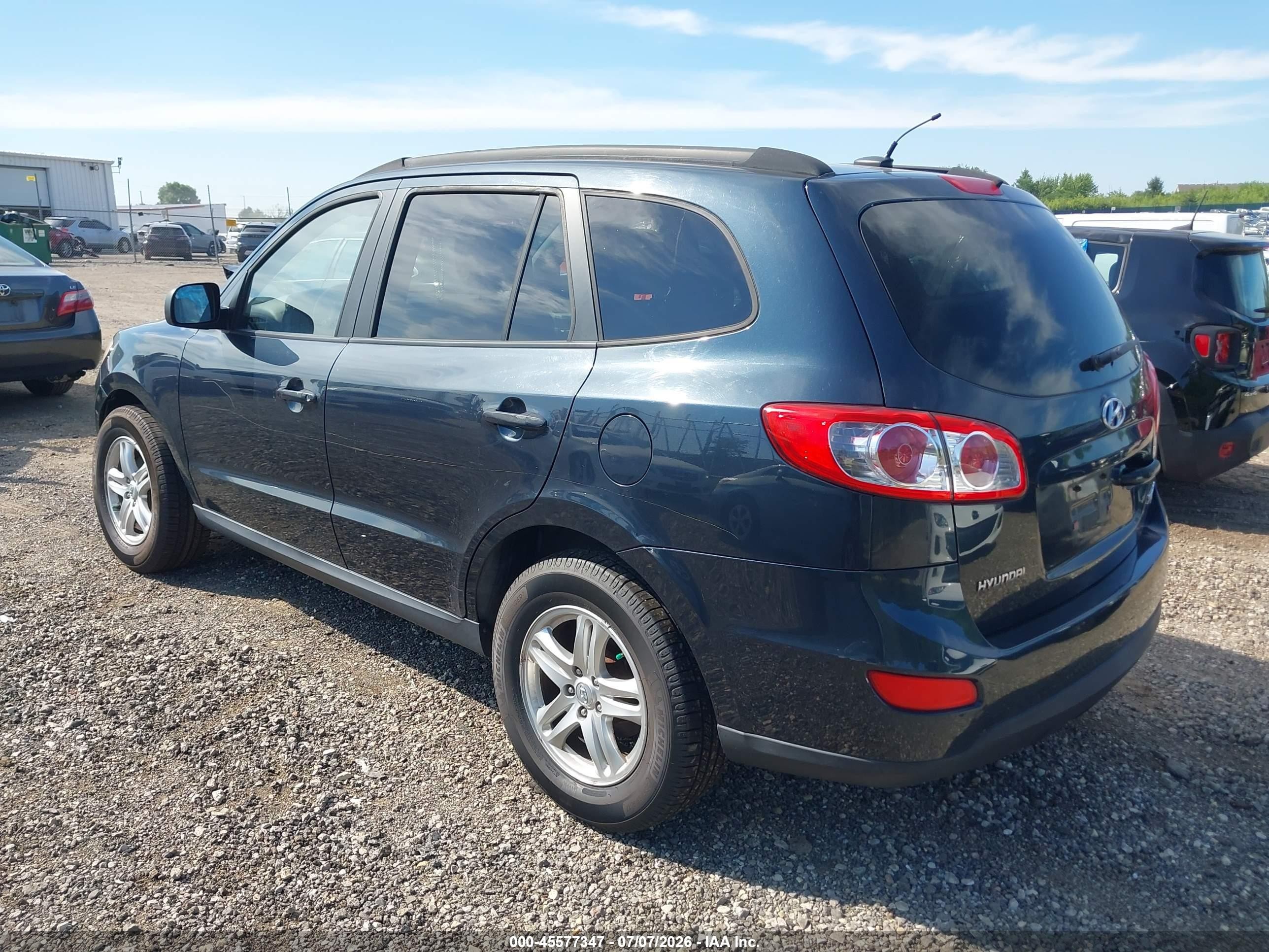 2010 Hyundai Santa Fe Gls Dark Blue vin: 5NMSGDAB0AH367798
