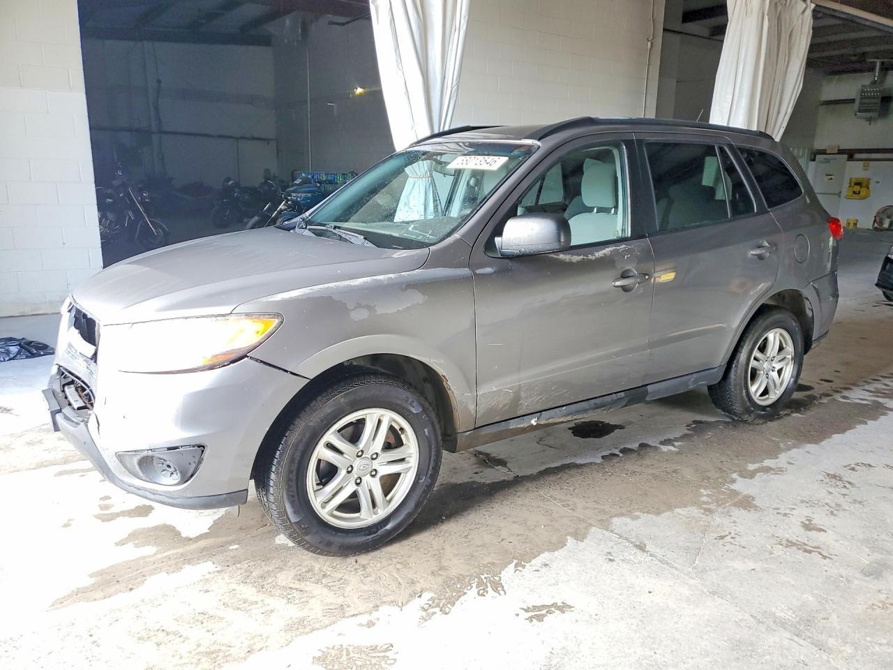 2010 Hyundai Santa Fe Gls Gray vin: 5NMSGDAB0AH369874