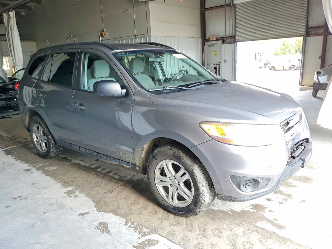 2010 Hyundai Santa Fe Gls Gray vin: 5NMSGDAB0AH369874