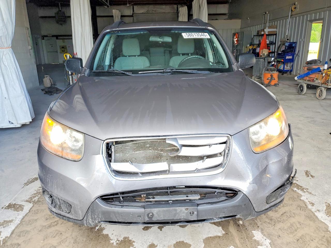 2010 Hyundai Santa Fe Gls Gray vin: 5NMSGDAB0AH369874