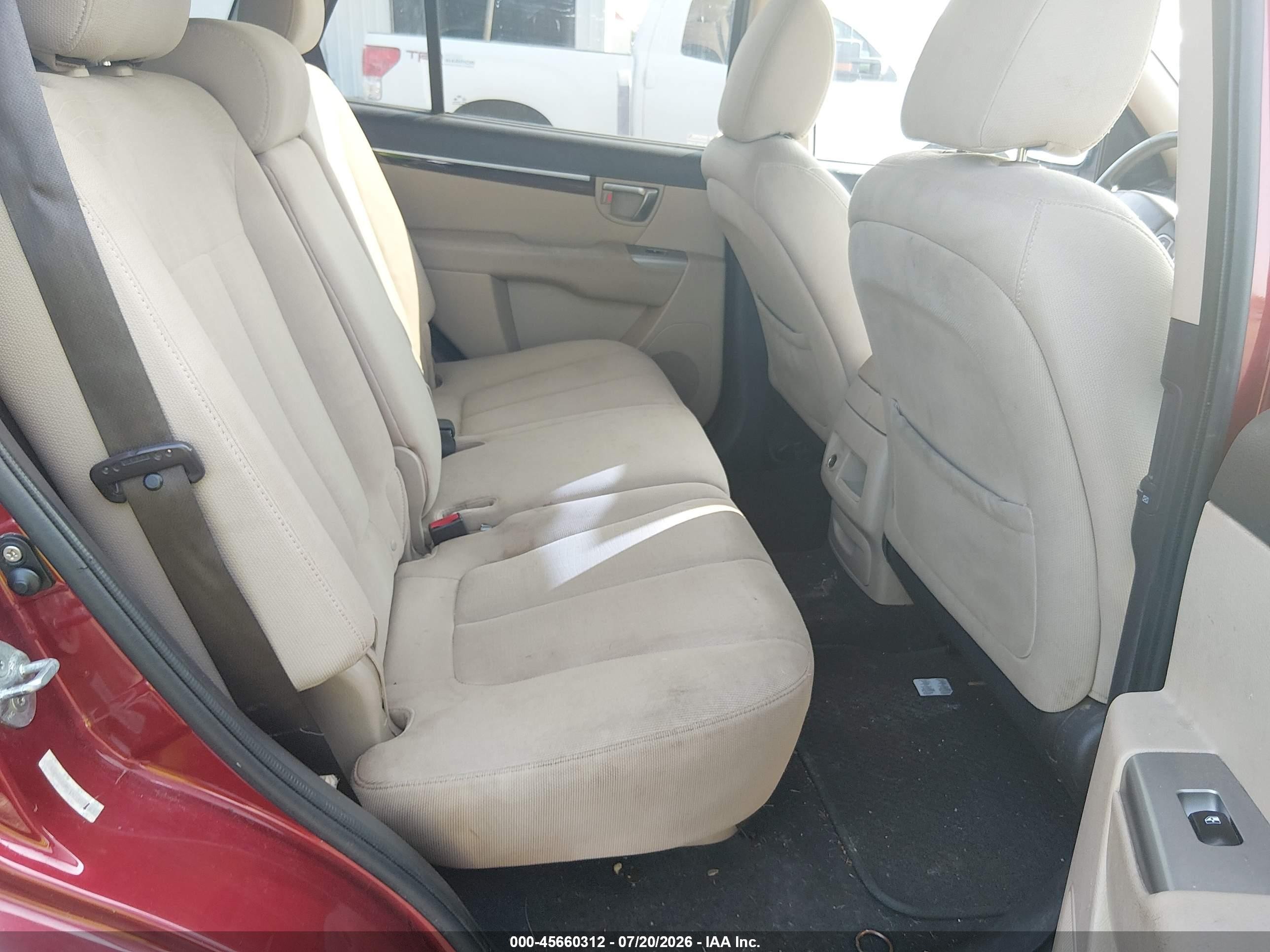 2010 Hyundai Santa Fe Gls Red vin: 5NMSGDAB1AH404261