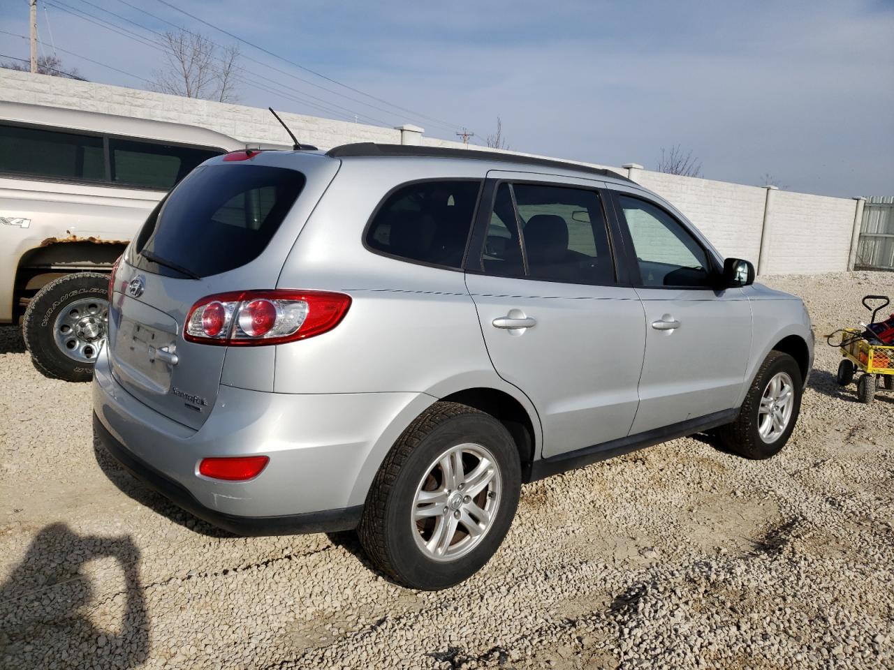 2010 Hyundai Santa Fe Gls Серебряный vin: 5NMSGDAB2AH348721