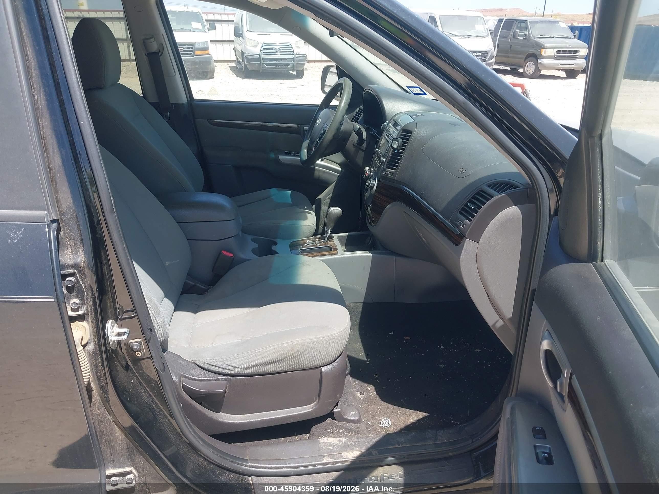 2010 Hyundai Santa Fe Gls Black vin: 5NMSGDAB3AH347948