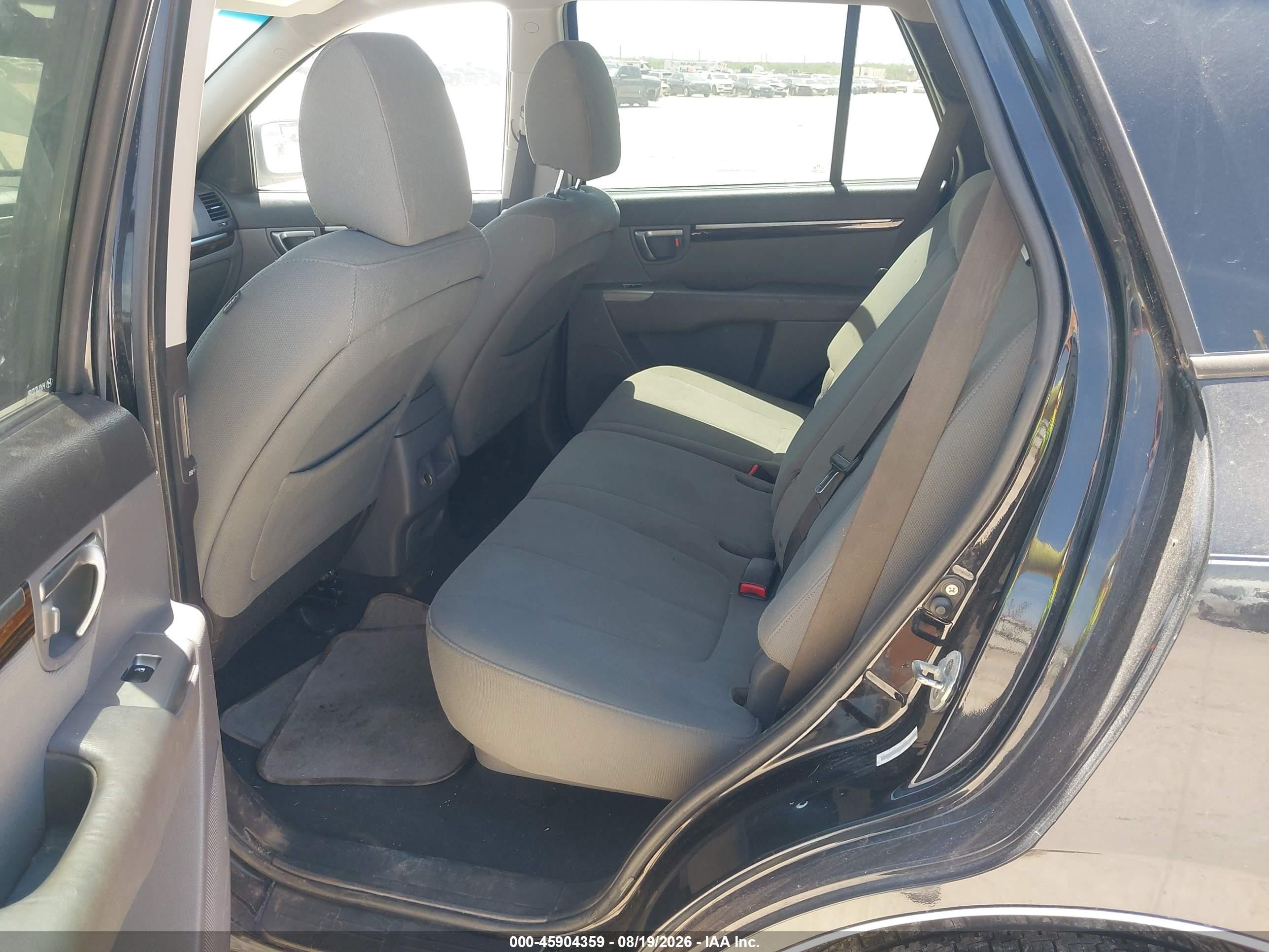 2010 Hyundai Santa Fe Gls Black vin: 5NMSGDAB3AH347948