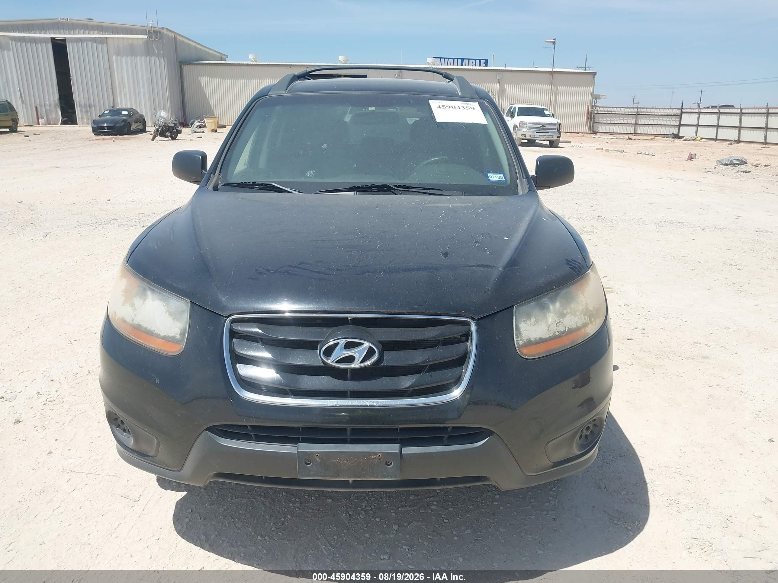 2010 Hyundai Santa Fe Gls Black vin: 5NMSGDAB3AH347948