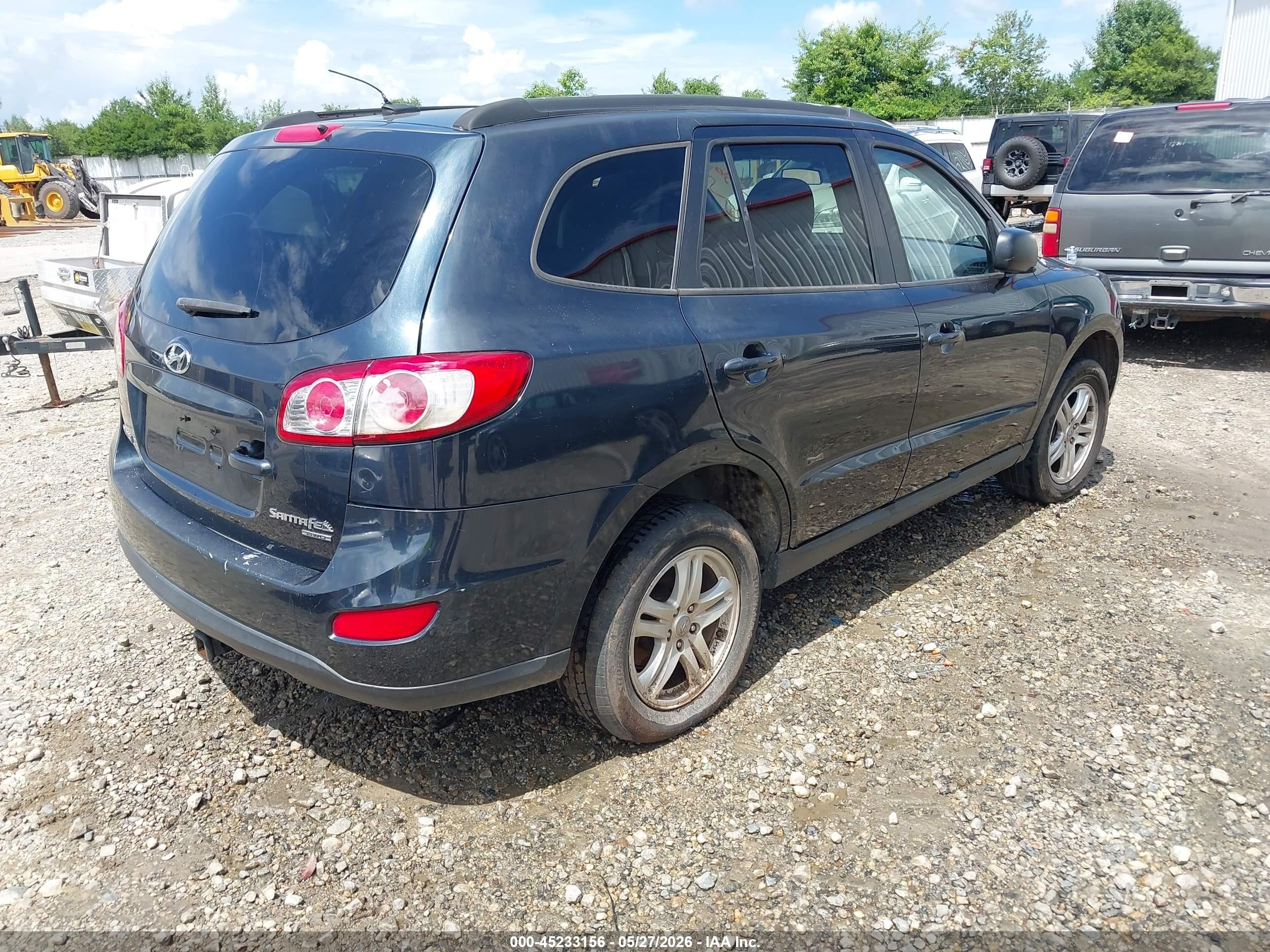 2010 Hyundai Santa Fe Gls Black vin: 5NMSGDAB3AH359288