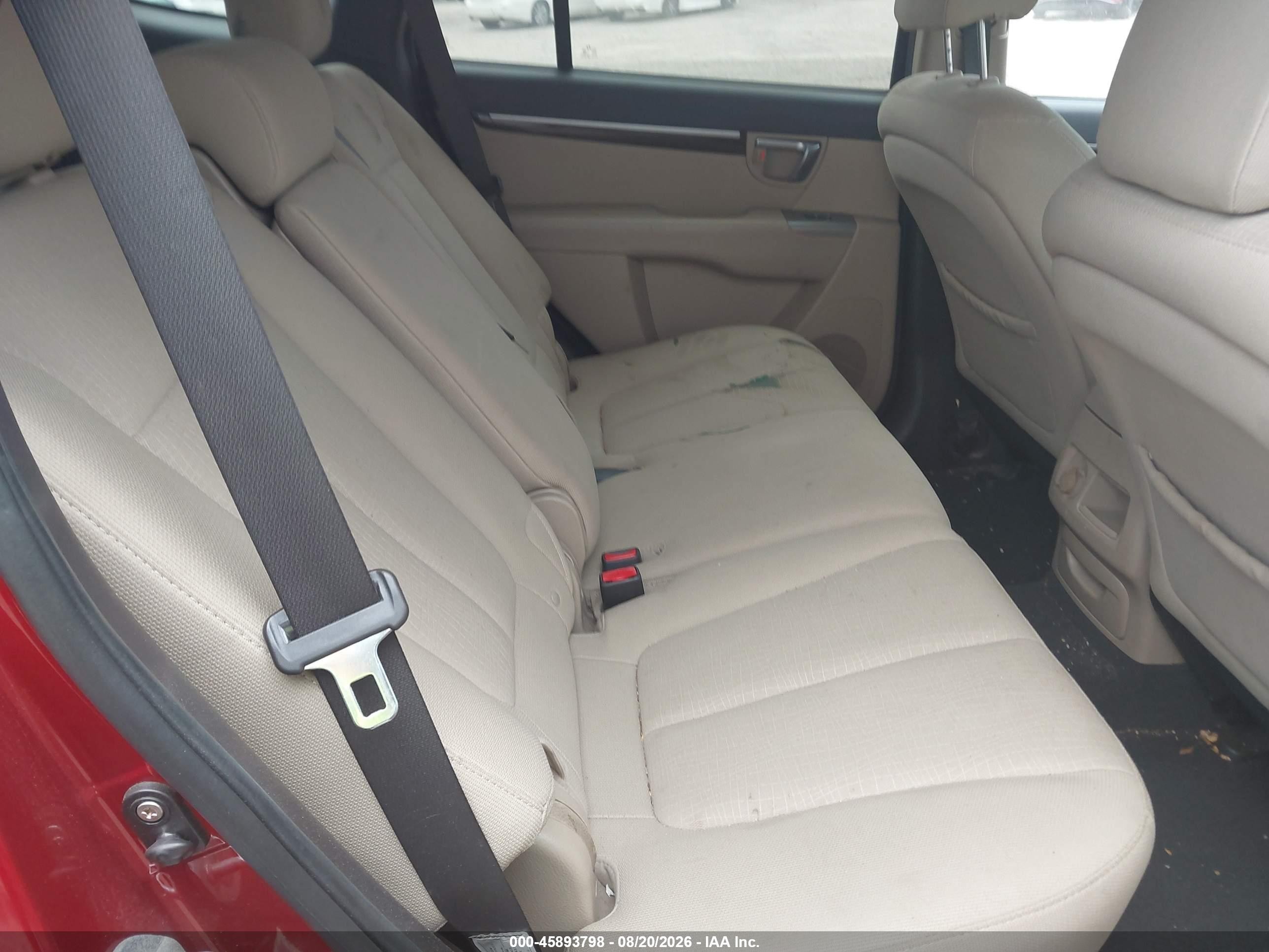 2010 Hyundai Santa Fe Gls Красный vin: 5NMSGDAB3AH379458