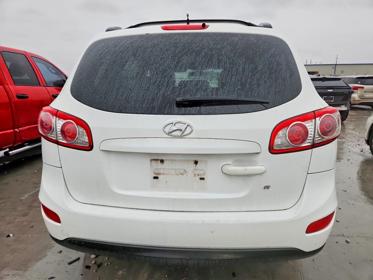 2010 Hyundai Santa Fe Gls White vin: 5NMSGDAB4AH363592