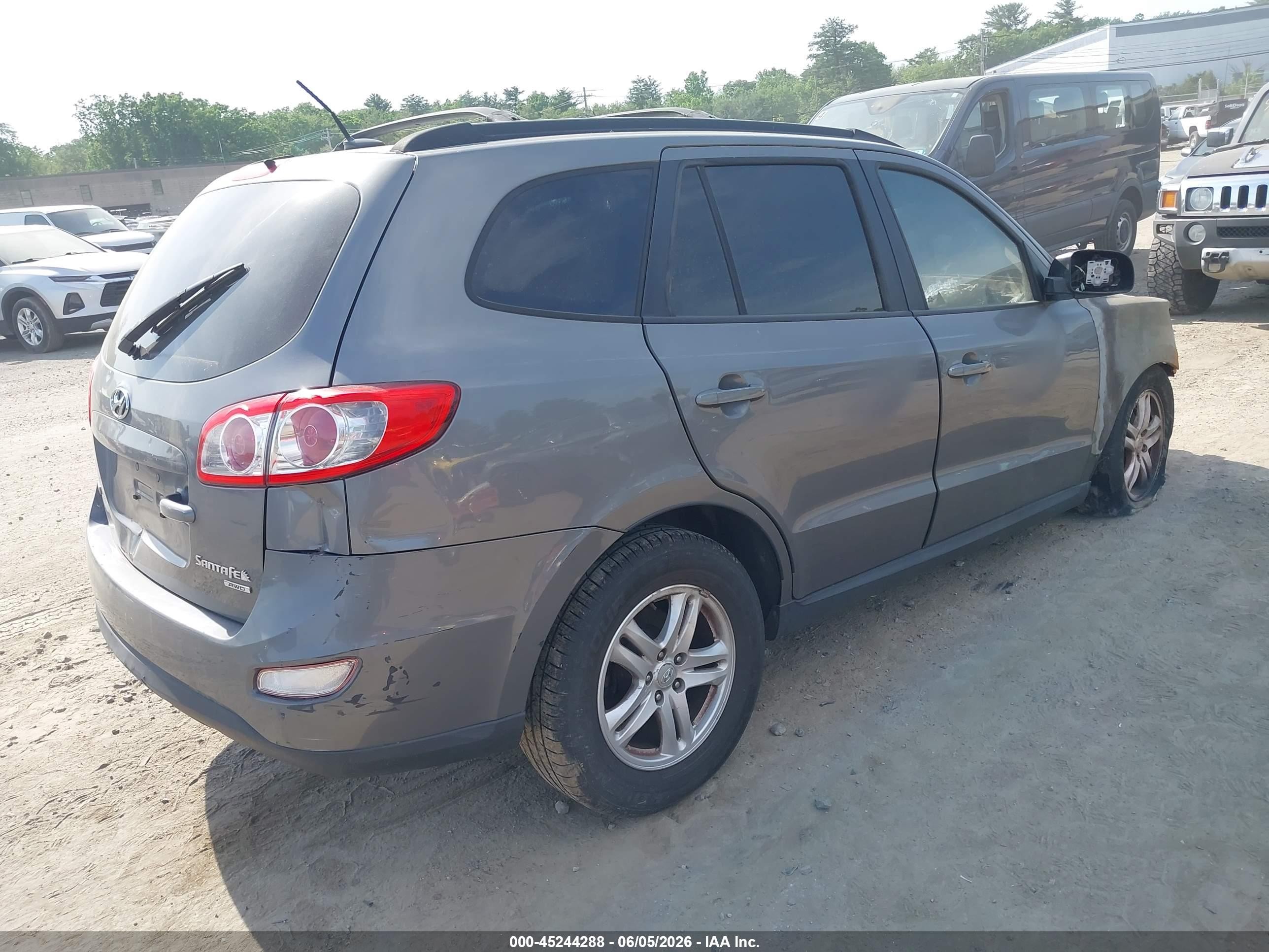 2010 Hyundai Santa Fe Gls Серый vin: 5NMSGDAB4AH399668