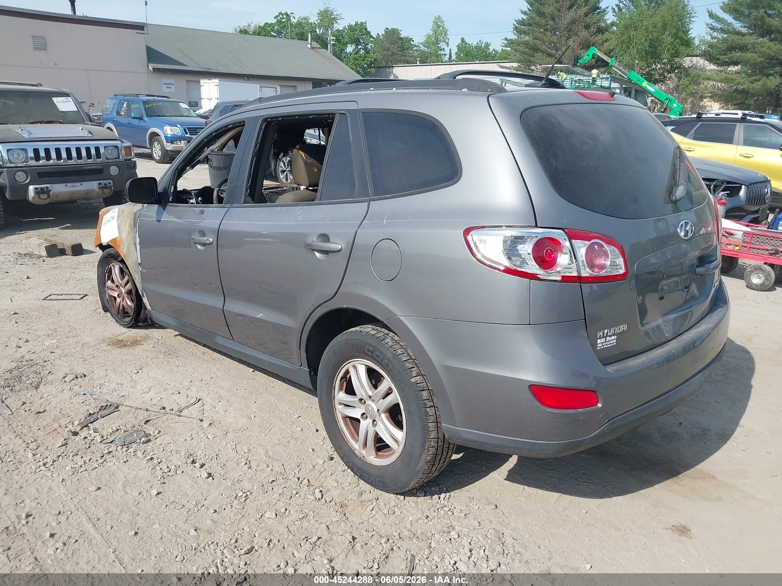 2010 Hyundai Santa Fe Gls Серый vin: 5NMSGDAB4AH399668
