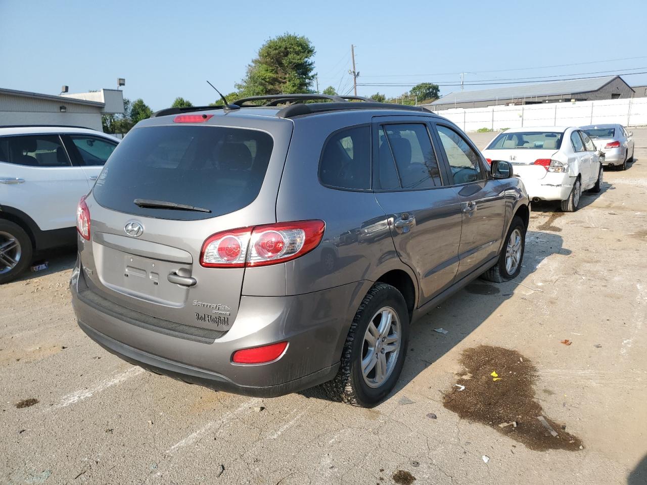 2010 Hyundai Santa Fe Gls Серебряный vin: 5NMSGDAB5AH365481