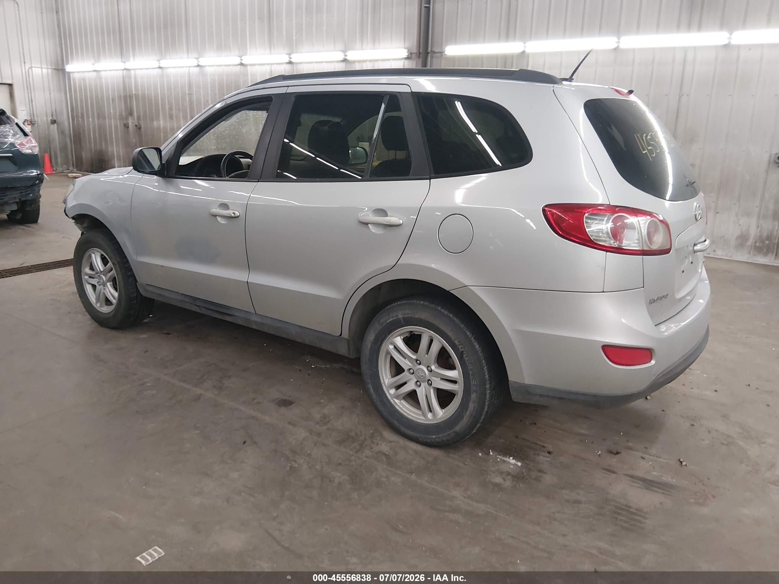 2010 Hyundai Santa Fe Gls Silver vin: 5NMSGDAB6AH339035