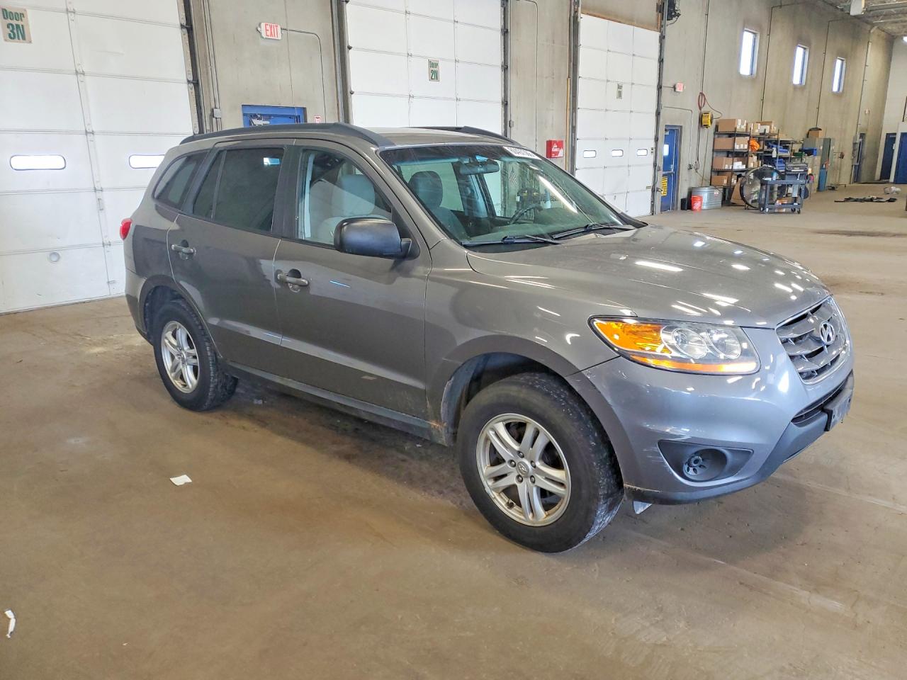 2010 Hyundai Santa Fe Gls Gray vin: 5NMSGDAB6AH375615