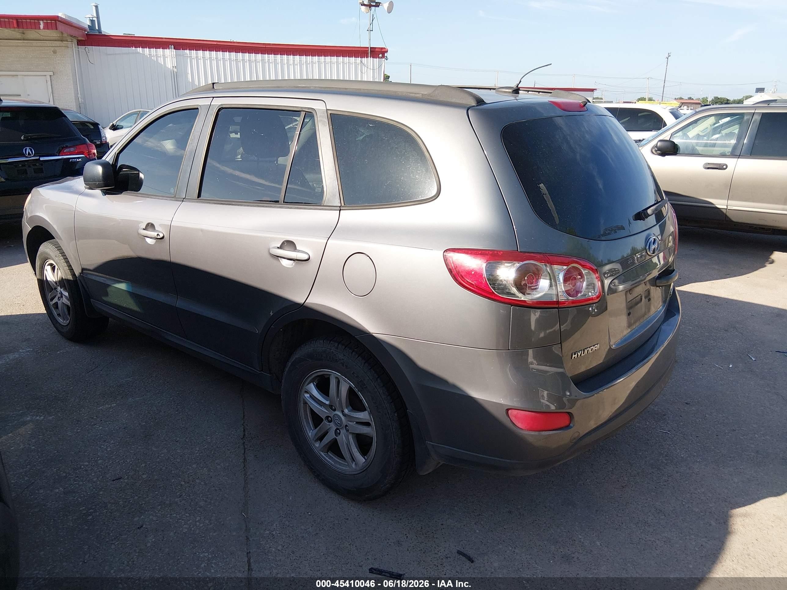 2010 Hyundai Santa Fe Gls Gray vin: 5NMSGDAB6AH380507