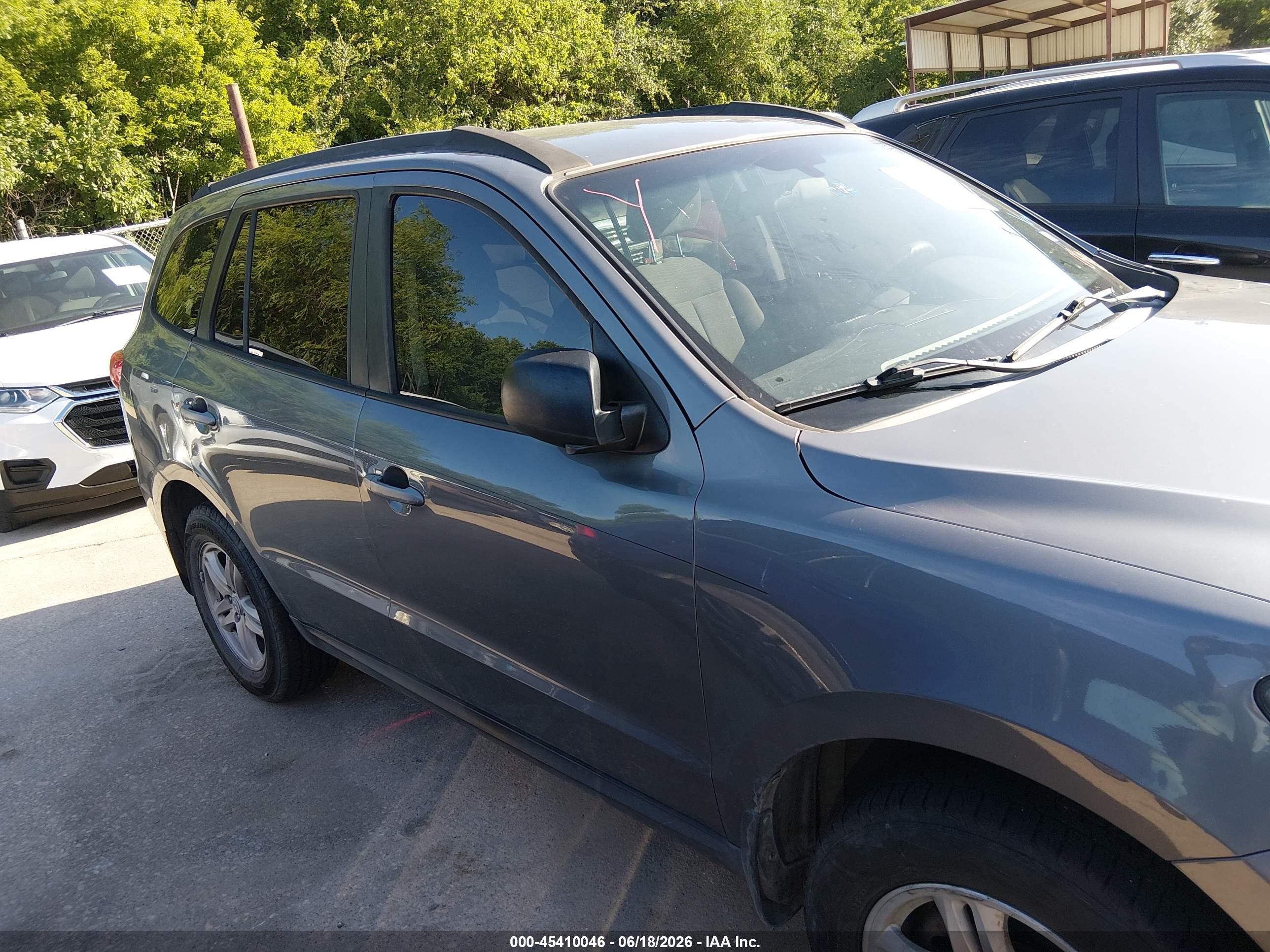 2010 Hyundai Santa Fe Gls Gray vin: 5NMSGDAB6AH380507
