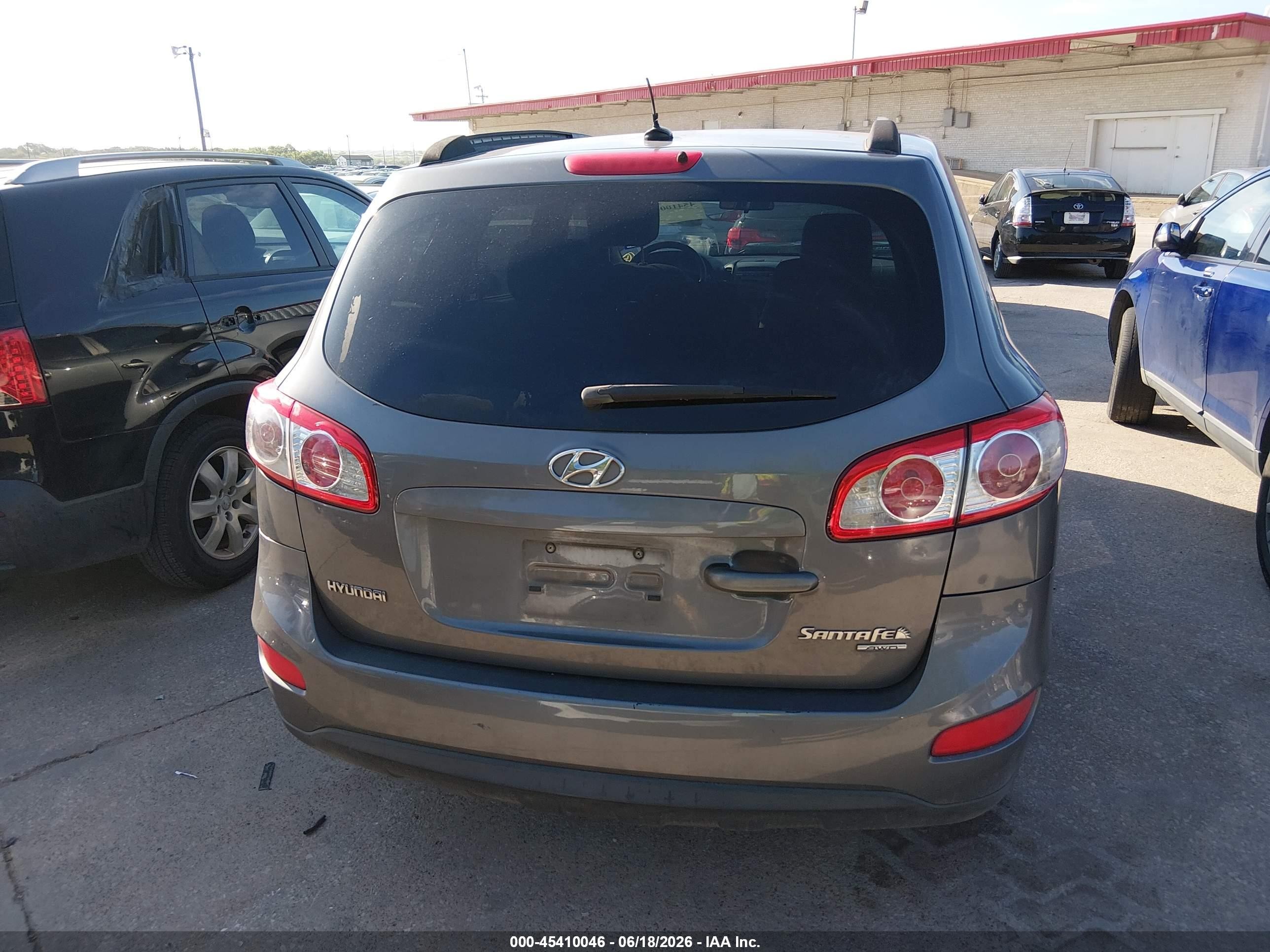 2010 Hyundai Santa Fe Gls Gray vin: 5NMSGDAB6AH380507
