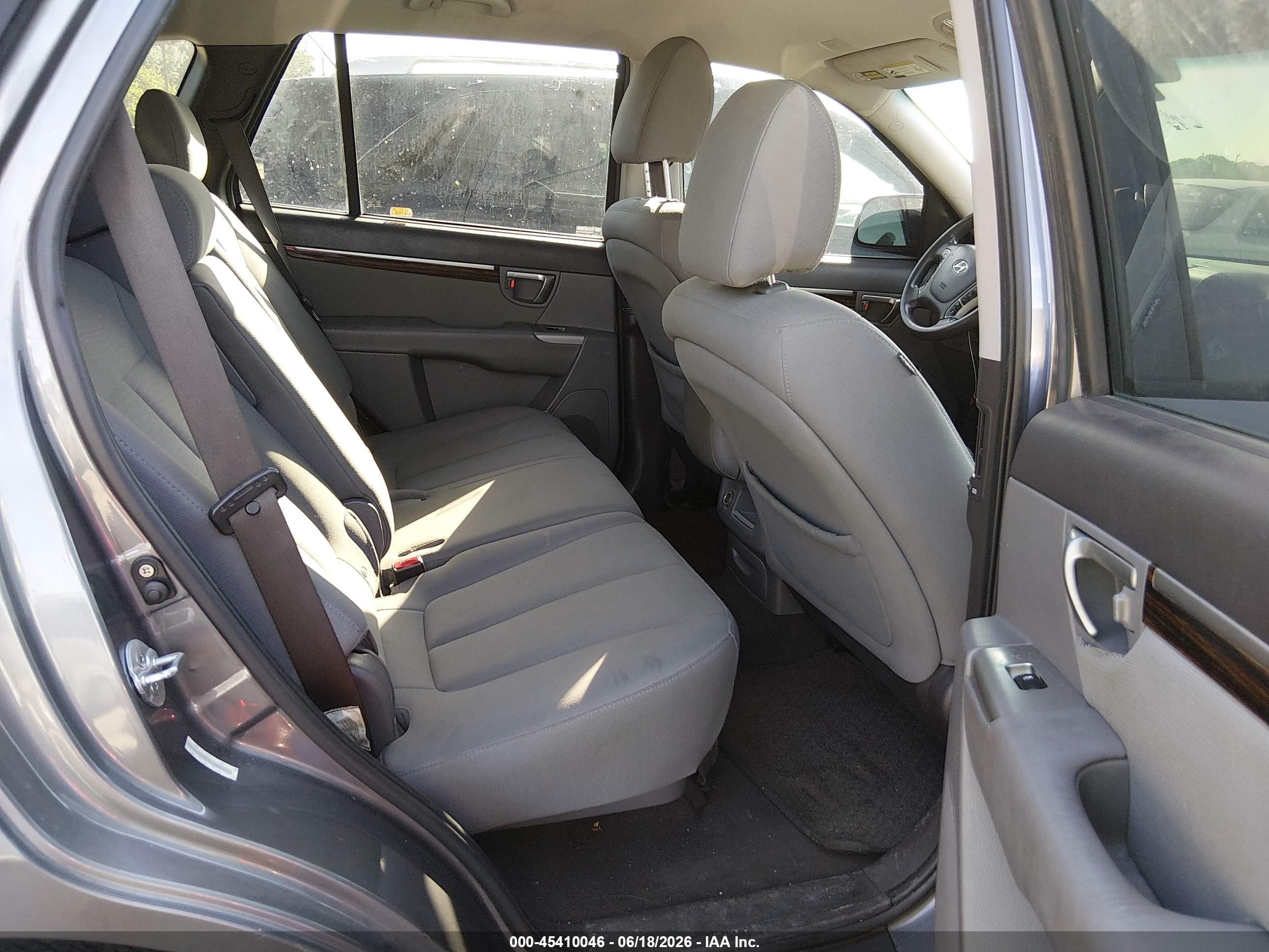2010 Hyundai Santa Fe Gls Gray vin: 5NMSGDAB6AH380507