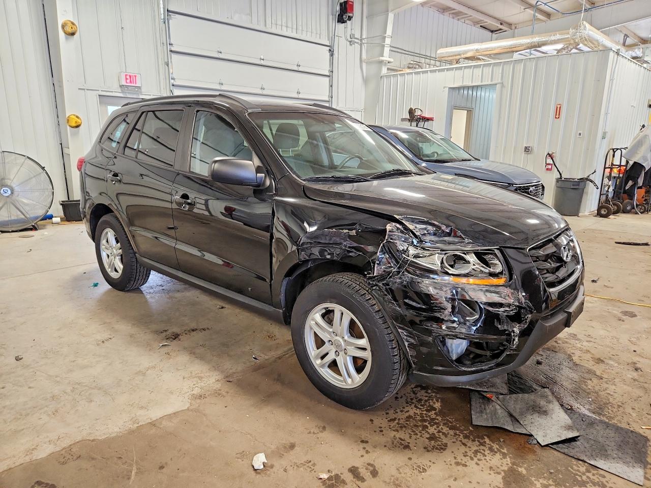 2010 Hyundai Santa Fe Gls Черный vin: 5NMSGDAB6AH389417