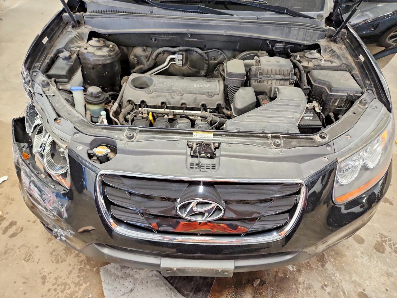 2010 Hyundai Santa Fe Gls Черный vin: 5NMSGDAB6AH389417