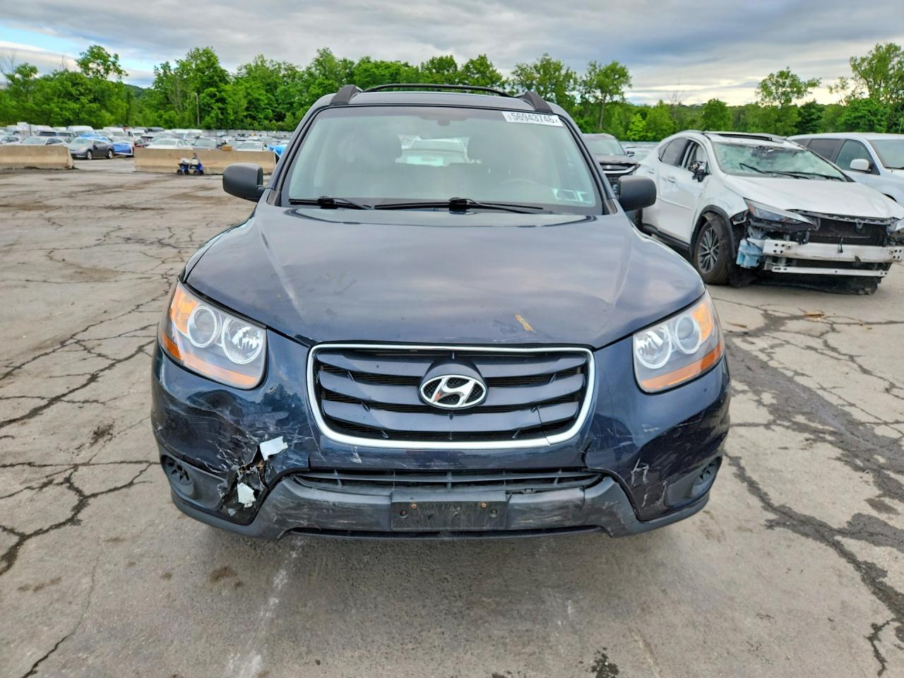 2010 Hyundai Santa Fe Gls Blue vin: 5NMSGDAB6AH412887