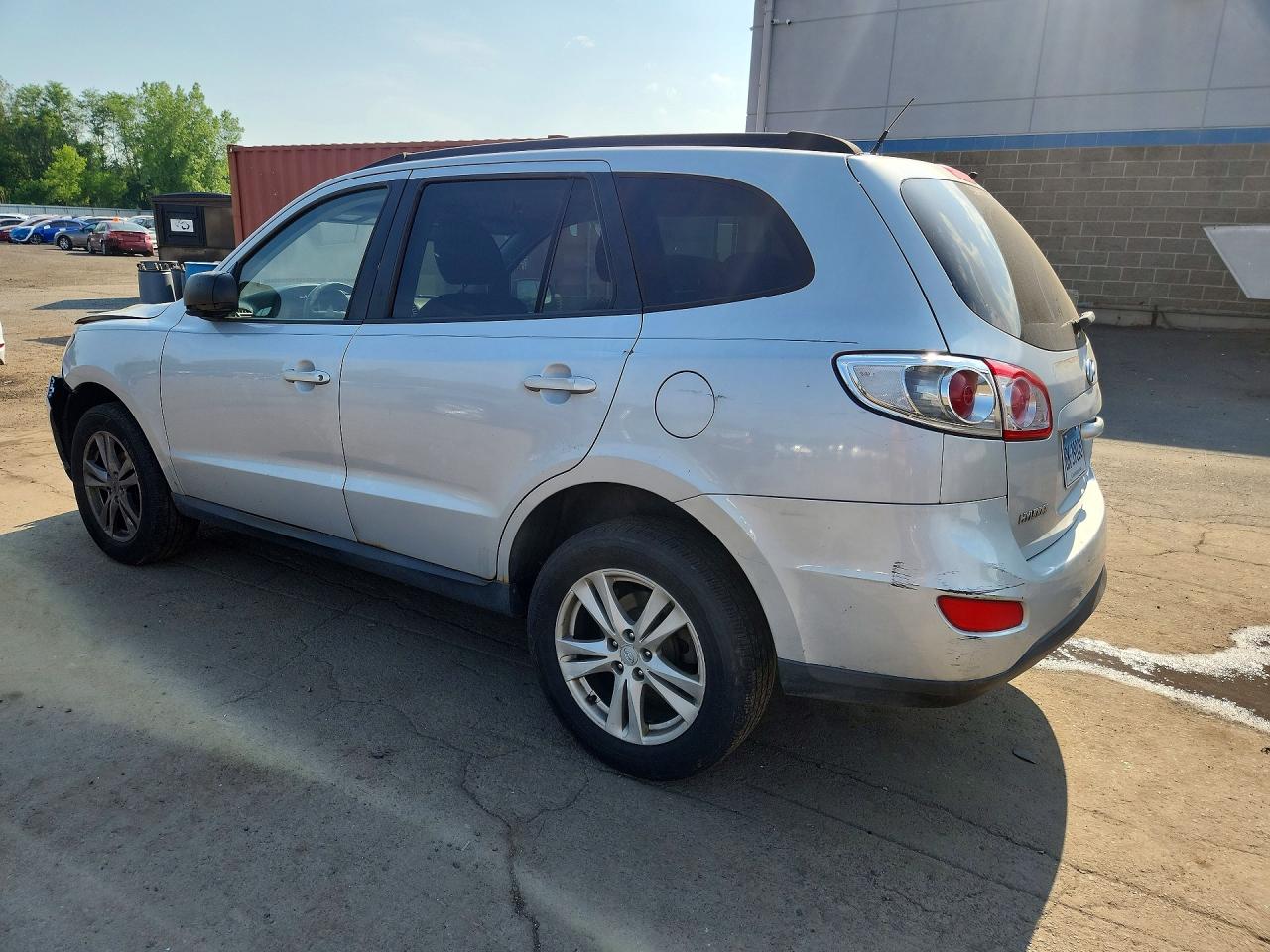 2010 Hyundai Santa Fe Gls Silver vin: 5NMSGDAB6AH416566