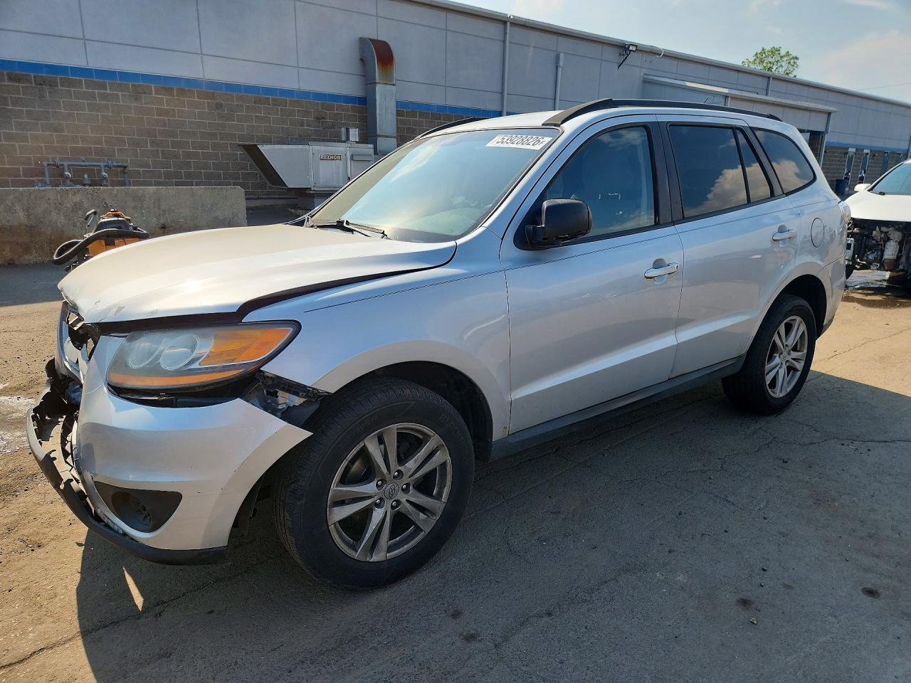 2010 Hyundai Santa Fe Gls Silver vin: 5NMSGDAB6AH416566