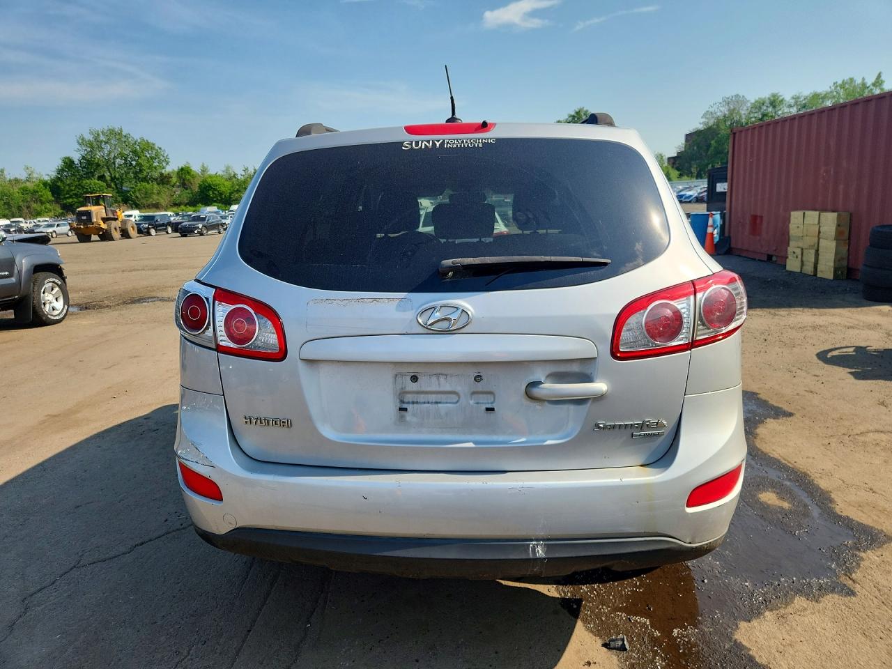 2010 Hyundai Santa Fe Gls Silver vin: 5NMSGDAB6AH416566