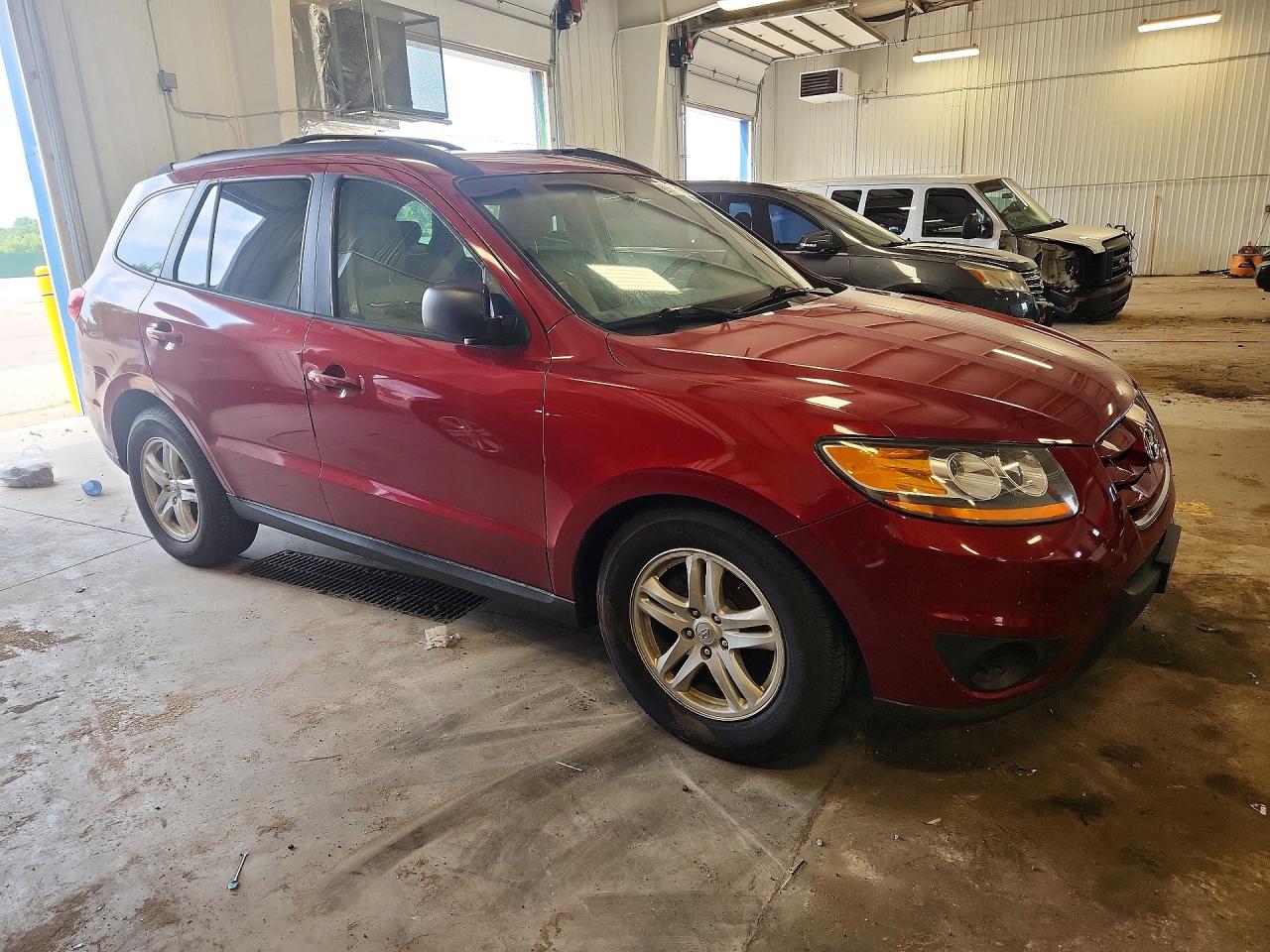 2010 Hyundai Santa Fe Gls Red vin: 5NMSGDAB7AH333700