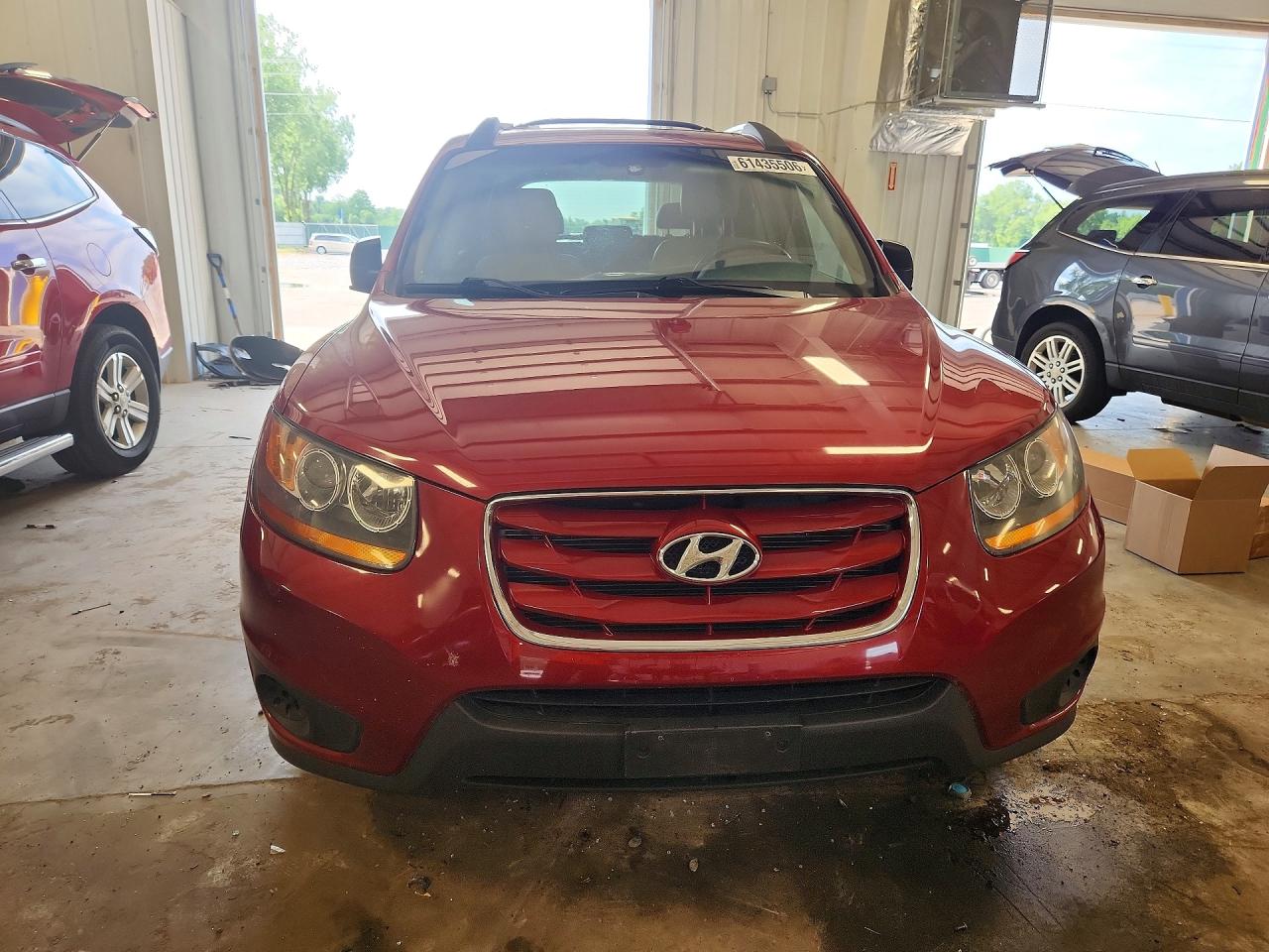 2010 Hyundai Santa Fe Gls Red vin: 5NMSGDAB7AH333700