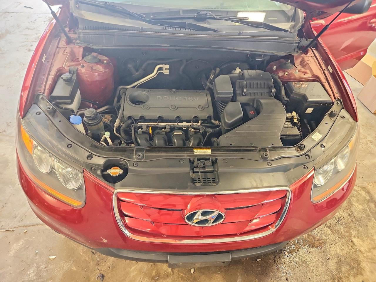 2010 Hyundai Santa Fe Gls Red vin: 5NMSGDAB7AH333700
