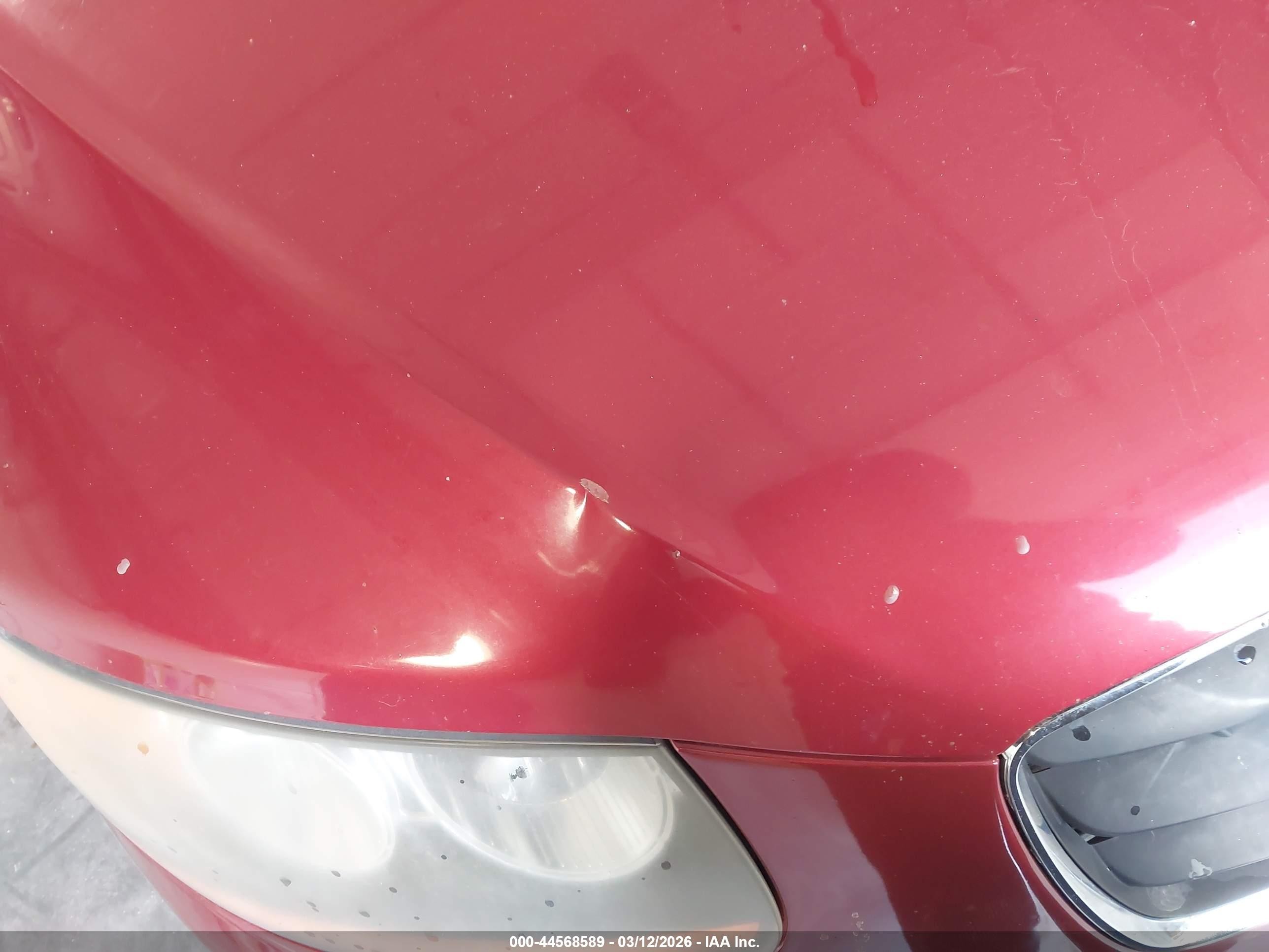 2010 Hyundai Santa Fe Gls Red vin: 5NMSGDAB7AH350206